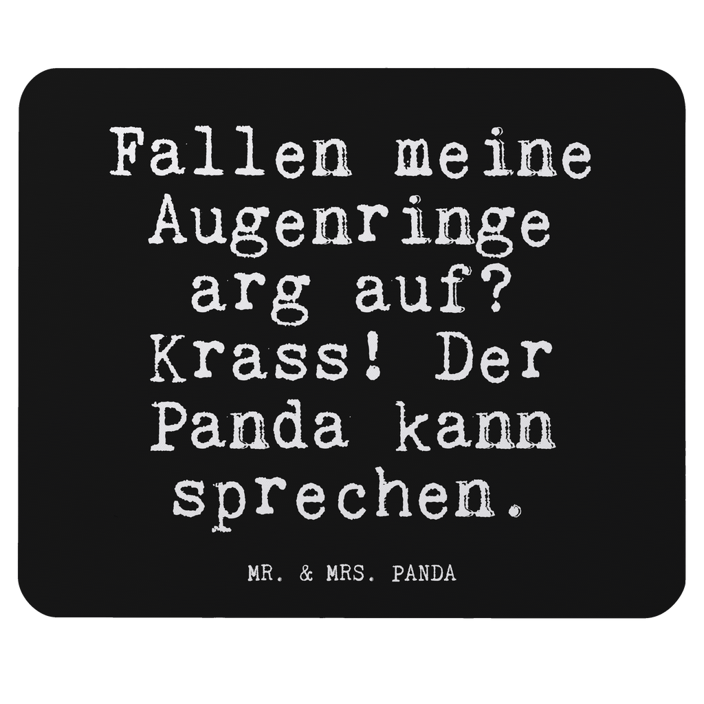 Mauspad Fun Talk Fallen meine Augenringe arg auf? Krass! Der Panda kann sprechen. Mousepad, Computer zubehör, Büroausstattung, PC Zubehör, Arbeitszimmer, Mauspad, Einzigartiges Mauspad, Designer Mauspad, Mausunterlage, Mauspad Büro, Spruch, Sprüche, lustige Sprüche, Weisheiten, Zitate, Spruch Geschenke, Glizer Spruch Sprüche Weisheiten Zitate Lustig Weisheit Worte