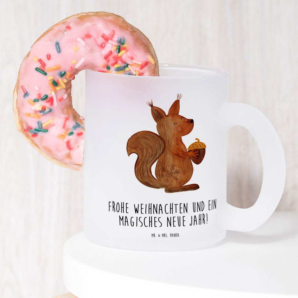 Teetasse Eichhörnchen Weihnachten Teetasse, Teeglas, Teebecher, Tasse mit Henkel, Tasse, Glas Teetasse, Teetasse aus Glas, Winter, Weihnachten, Weihnachtsdeko, Nikolaus, Advent, Heiligabend, Wintermotiv, Frohe Weihnachten, Frohes neues Jahr, Guten Rutsch, Weihnachtsmotiv, Weihnachtsgruß, Neujahr, Vogel