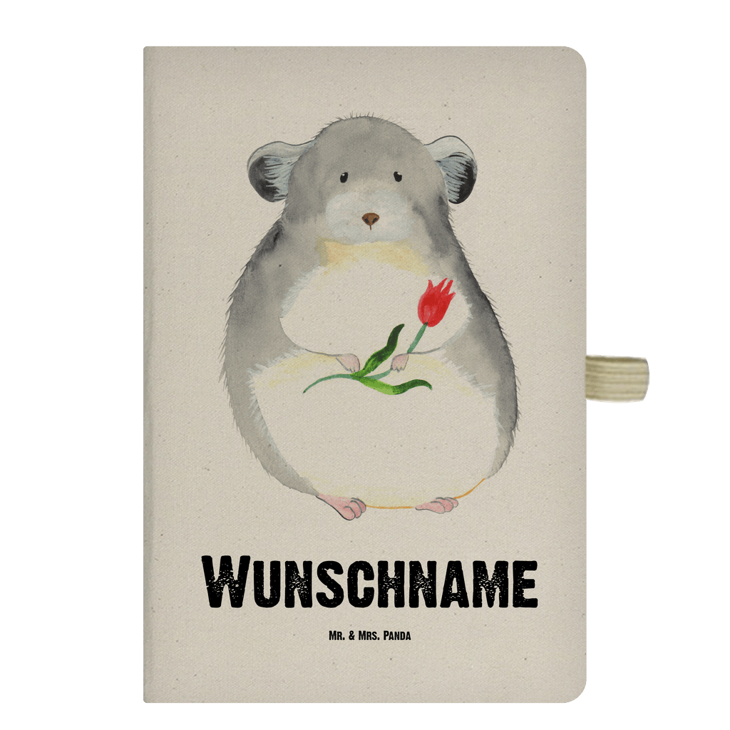 DIN A4 Personalisiertes Notizbuch Chinchilla mit Blume Personalisiertes Notizbuch, Notizbuch mit Namen, Notizbuch bedrucken, Personalisierung, Namensbuch, Namen, Tiermotive, Gute Laune, lustige Sprüche, Tiere, Chinchilla, Chinchillas, Liebeskummer, Kummer, Depressionen, traurig sein, Chaos, Glücklichsein, Büro, Büroalltag