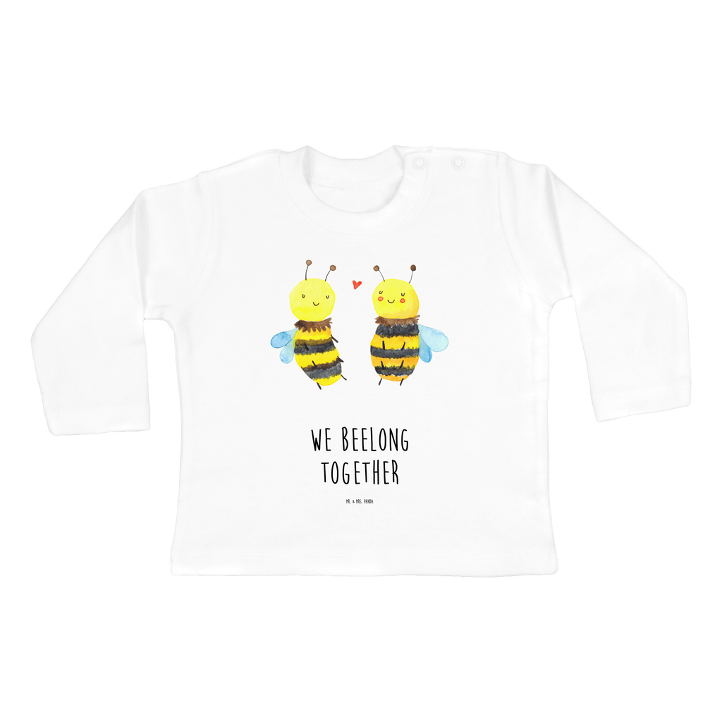 Baby Longsleeve Biene Verliebt Mädchen, Jungen, Baby, Langarm, Bio, Kleidung, Biene, Wespe, Hummel