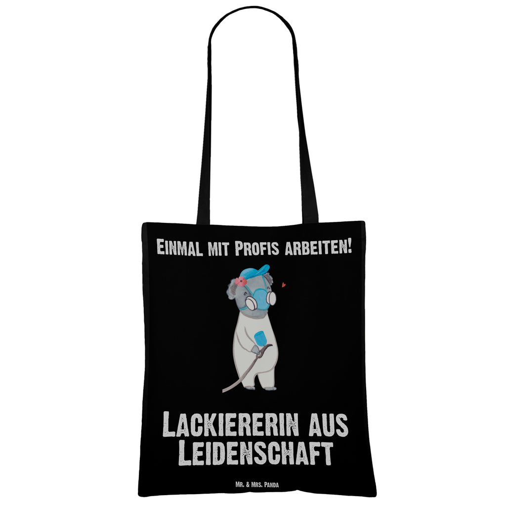 Tragetasche Lackiererin aus Leidenschaft Beuteltasche, Beutel, Einkaufstasche, Jutebeutel, Stoffbeutel, Tasche, Shopper, Umhängetasche, Strandtasche, Schultertasche, Stofftasche, Tragetasche, Badetasche, Jutetasche, Einkaufstüte, Laptoptasche, Beruf, Ausbildung, Jubiläum, Abschied, Rente, Kollege, Kollegin, Geschenk, Schenken, Arbeitskollege, Mitarbeiter, Firma, Danke, Dankeschön, Lackiererin, Lackierermeisterin, Werkstatt Lackiererin, Gesellenprüfung