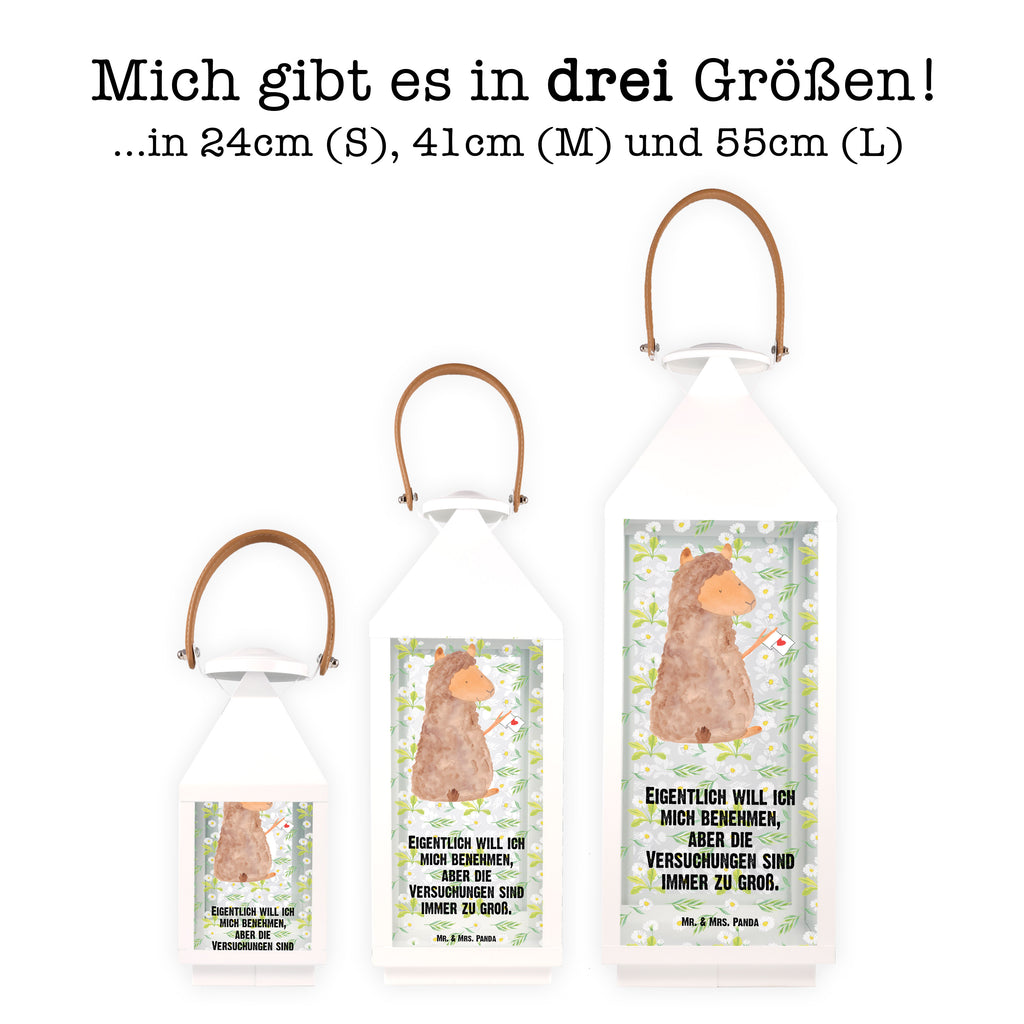 Deko Laterne Alpaka Fahne Gartenlampe, Gartenleuchte, Gartendekoration, Gartenlicht, Laterne kleine Laternen, XXL Laternen, Laterne groß, Alpaka, Lama, Alpakas, Lamas, Liebe