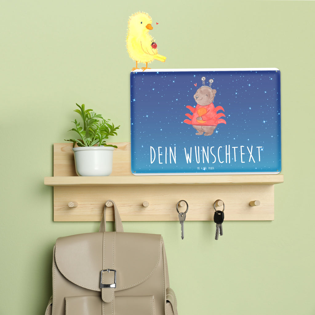 Personalisiertes Blechschild Krebs Astrologie Blechschild, Metallschild, Geschenk Schild, Schild, Magnet-Metall-Schild, Deko Schild, Wandschild, Wand-Dekoration, Türschild, Tierkreiszeichen, Sternzeichen, Horoskop, Astrologie, Aszendent, Krebs, Geburtstagsgeschenk, Geschenk