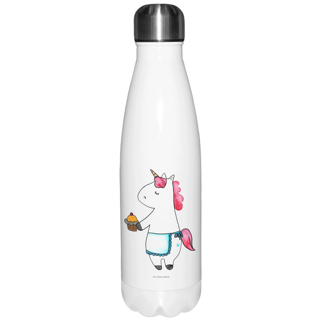 Thermosflasche Einhorn Muffin Isolierflasche, Thermoflasche, Trinkflasche, Thermos, Edelstahl, Einhorn, Einhörner, Einhorn Deko, Pegasus, Unicorn, Geburtstag, Backen, Muffin, Kekse, Geburtstagsgrüße, Glückwünsche, Liebesgrüße, Grüße