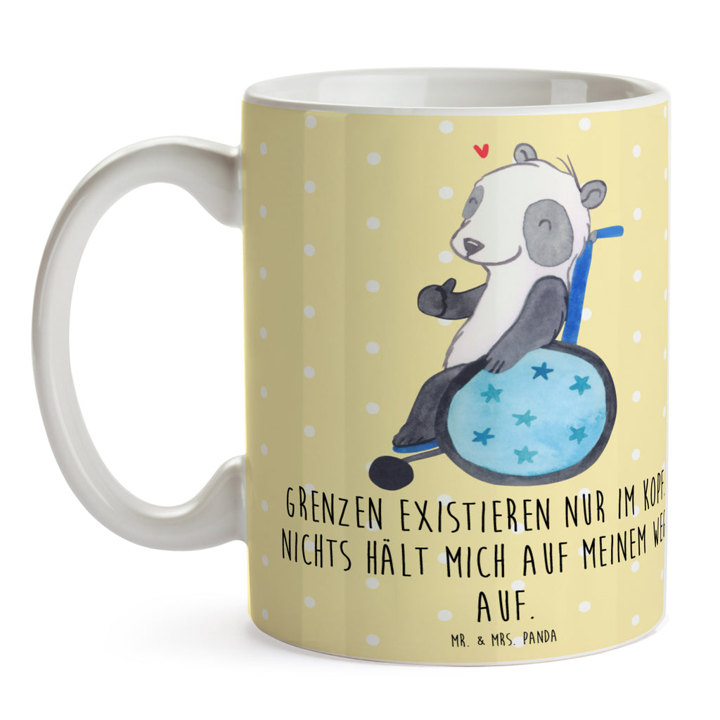 Tasse Panda Rollstuhl Tasse, Kaffeetasse, Teetasse, Becher, Kaffeebecher, Teebecher, Keramiktasse, Porzellantasse, Büro Tasse, Geschenk Tasse, Tasse Sprüche, Tasse Motive, Kaffeetassen, Tasse bedrucken, Designer Tasse, Cappuccino Tassen, Schöne Teetassen, Panda, Rollstuhl