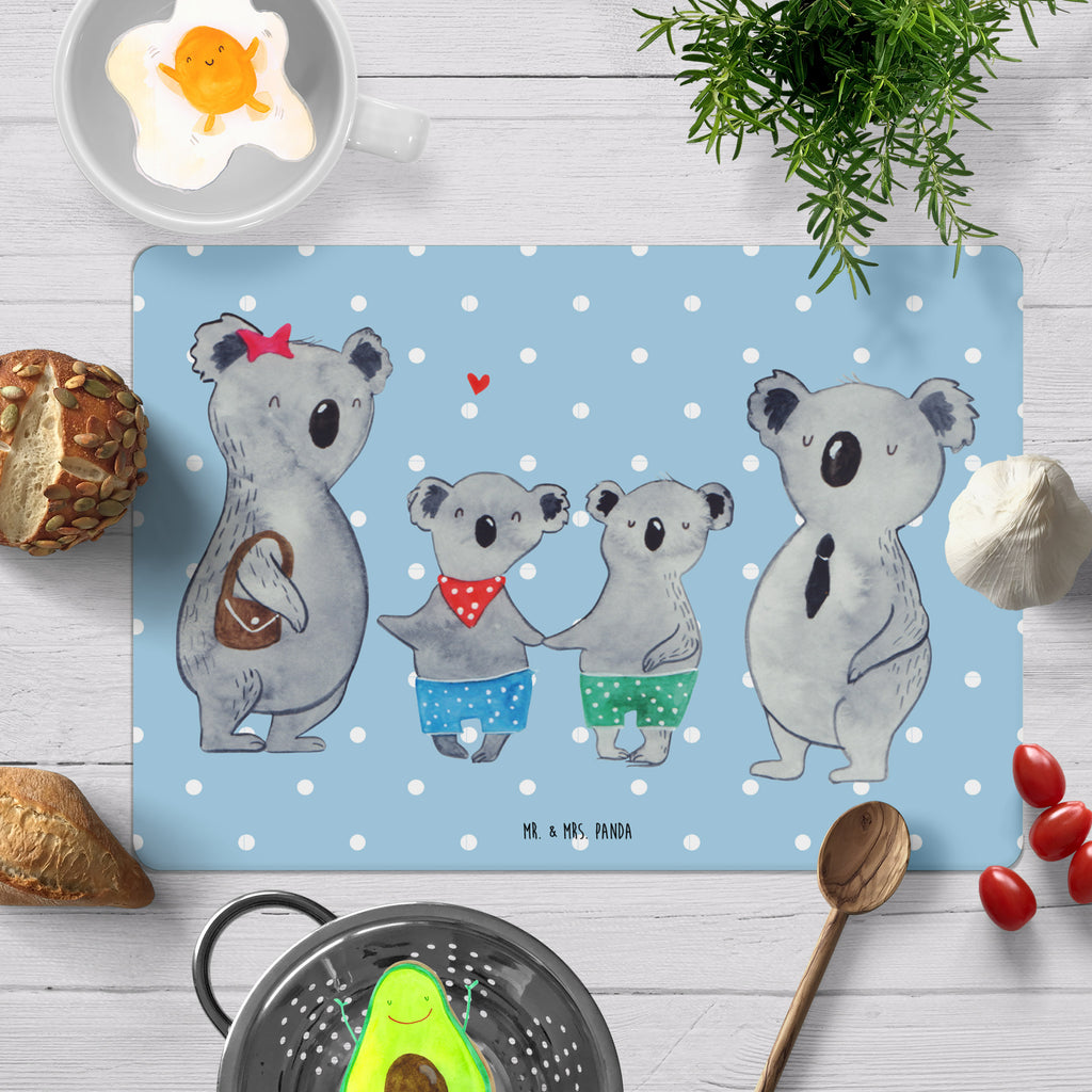 Tischset Koala Familie zwei Tischset, Tischuntersetzer, Platzset, Tischsets abwaschbar, Tischunterlage, Familie, Vatertag, Muttertag, Bruder, Schwester, Mama, Papa, Oma, Opa, Koala, Koalabär, beste Familie, Familienzeit, Familienleben, Koalafamilie, Lieblingsfamilie