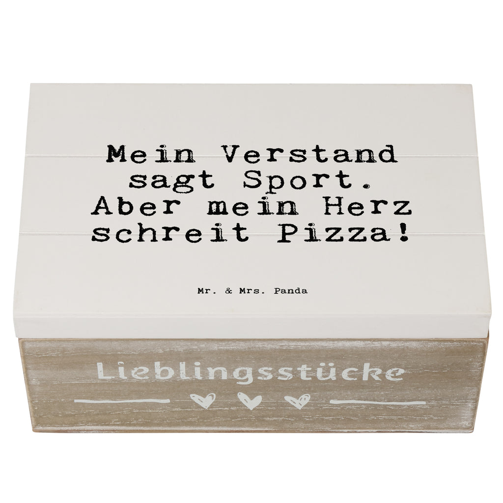 Holzkiste Sprüche und Zitate Mein Verstand sagt Sport. Aber mein Herz schreit Pizza! Holzkiste, Kiste, Schatzkiste, Truhe, Schatulle, XXL, Erinnerungsbox, Erinnerungskiste, Dekokiste, Aufbewahrungsbox, Geschenkbox, Geschenkdose, Spruch, Sprüche, lustige Sprüche, Weisheiten, Zitate, Spruch Geschenke, Spruch Sprüche Weisheiten Zitate Lustig Weisheit Worte