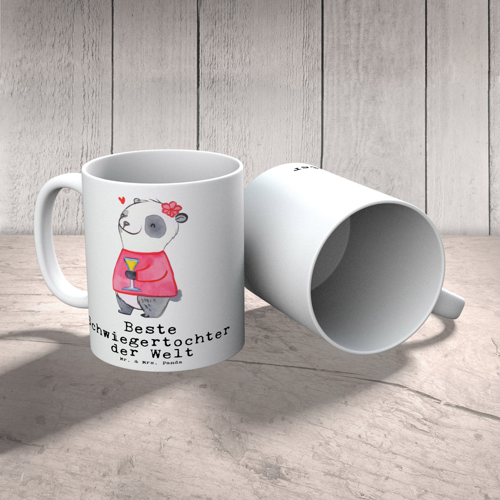 Tasse Panda Beste Schwiegertochter der Welt Tasse, Kaffeetasse, Teetasse, Becher, Kaffeebecher, Teebecher, Keramiktasse, Porzellantasse, Büro Tasse, Geschenk Tasse, Tasse Sprüche, Tasse Motive, Kaffeetassen, Tasse bedrucken, Designer Tasse, Cappuccino Tassen, Schöne Teetassen, für, Dankeschön, Geschenk, Schenken, Geburtstag, Geburtstagsgeschenk, Geschenkidee, Danke, Bedanken, Mitbringsel, Freude machen, Geschenktipp, Schwiegertochter, Tochter, Ehefrau des Sohns, Frau, angeheiratet, Hochzeit