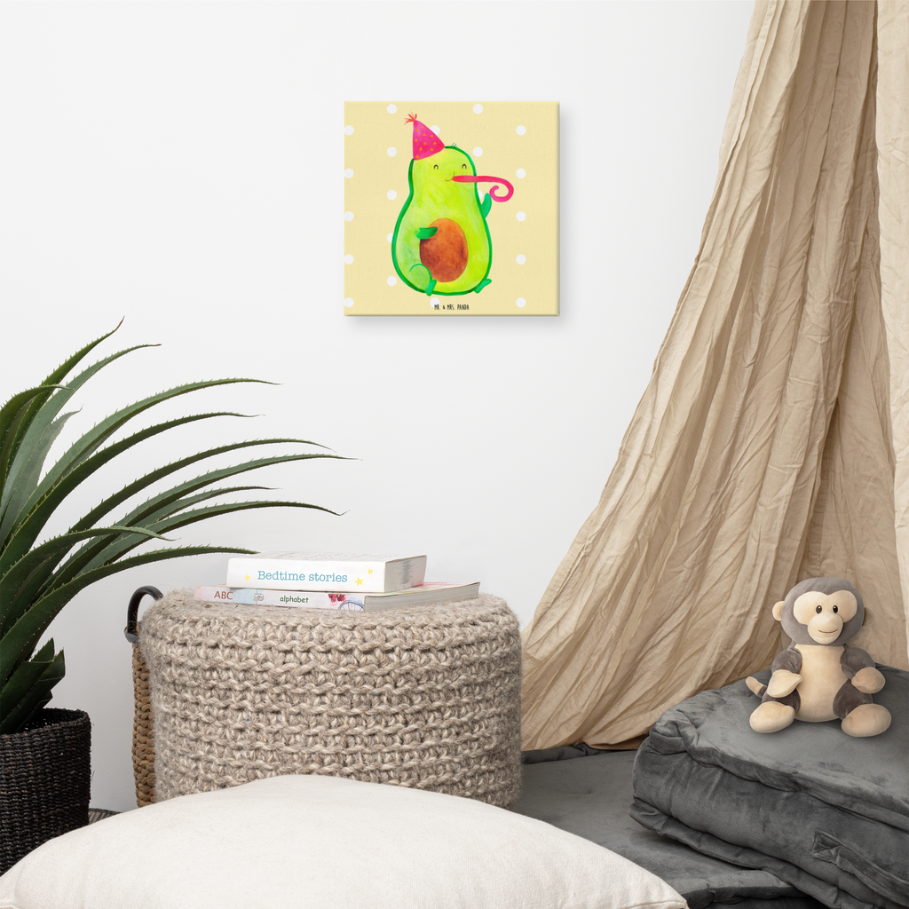 Leinwand Bild Avocado Party Time Leinwand, Bild, Kunstdruck, Wanddeko, Dekoration, Avocado, Veggie, Vegan, Gesund