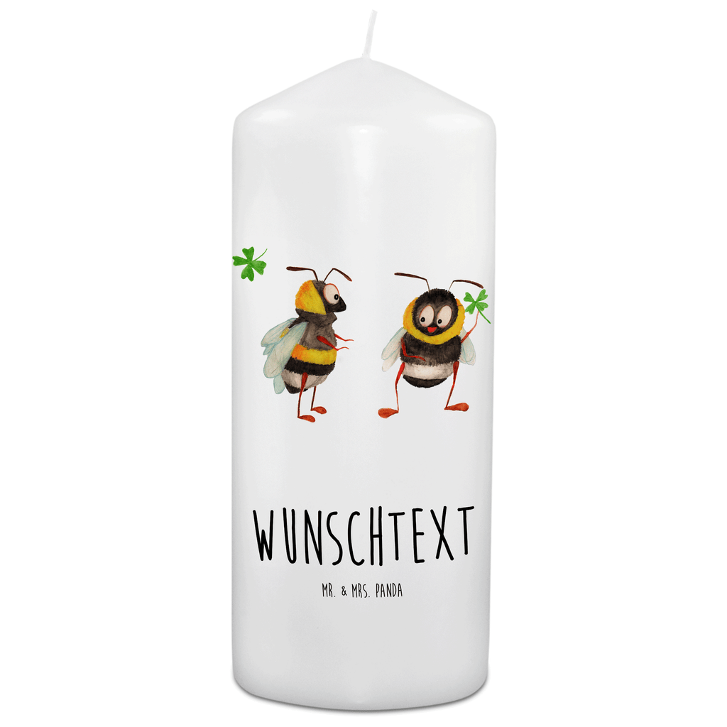 Personalisierte Kerze Hummeln mit Kleeblatt Kerze, Taufkerze, Kommunionskerze, Geburtstagskerze, Geschenk Kerze, Taufgeschenk Kerze, Kerze mit Druck, Besondere Kerze, Geschenkidee Kerze, Kerze für Kommunion, kerze personalisiert, personalisierte kerze, personalisierte kerzen, Tiermotive, Gute Laune, lustige Sprüche, Tiere, Hummel, Biene, Spruch positiv, Biene Deko, Spruch schön, glücklich sein, glücklich werden, Spruch fröhlich