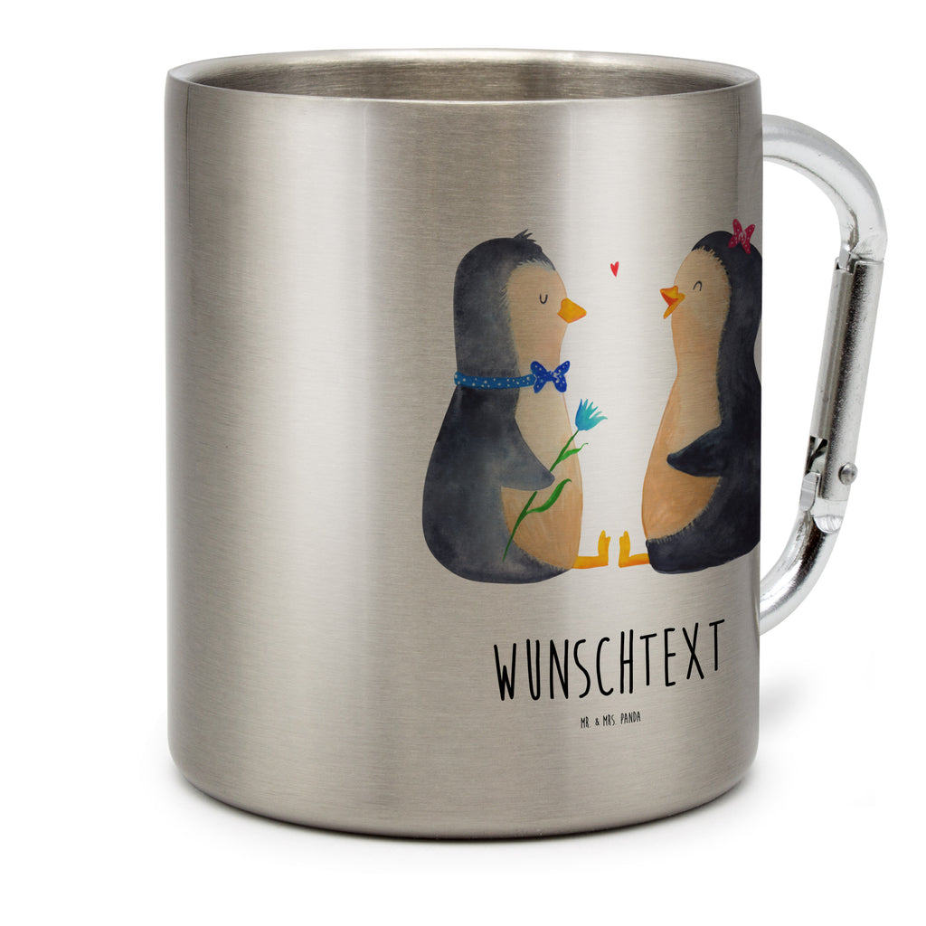 Personalisierter Edelstahlbecher Pinguin Pärchen Personalisierte Edelstahltasse, Personalisierter Edelstahlbecher, Personalisierter Outdoor Becher, Personalisierte Outdoor Tasse, Pinguin, Pinguine, Liebe, Liebespaar, Liebesbeweis, Liebesgeschenk, Verlobung, Jahrestag, Hochzeitstag, Hochzeit, Hochzeitsgeschenk, große Liebe, Traumpaar