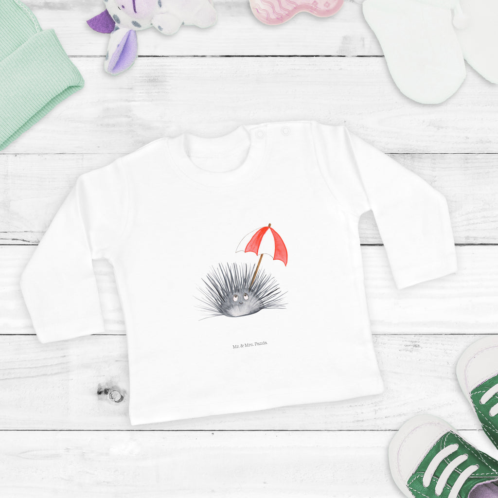 Baby Longsleeve Seeigel Mädchen, Jungen, Baby, Langarm, Bio, Kleidung, Meerestiere, Meer, Urlaub, Seeigel, Achtsamkeit, Selbstakzeptanz, Selbstliebe, Hier und Jetzt, Leben, Lebe