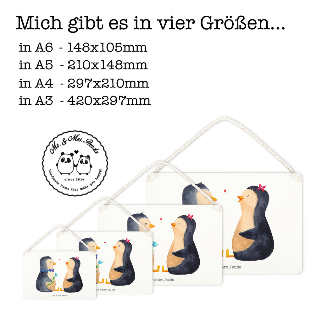 Deko Schild Pinguin Pärchen Dekoschild, Deko Schild, Schild, Tür Schild, Türschild, Holzschild, Wandschild, Wanddeko, Pinguin, Pinguine, Liebe, Liebespaar, Liebesbeweis, Liebesgeschenk, Verlobung, Jahrestag, Hochzeitstag, Hochzeit, Hochzeitsgeschenk, große Liebe, Traumpaar