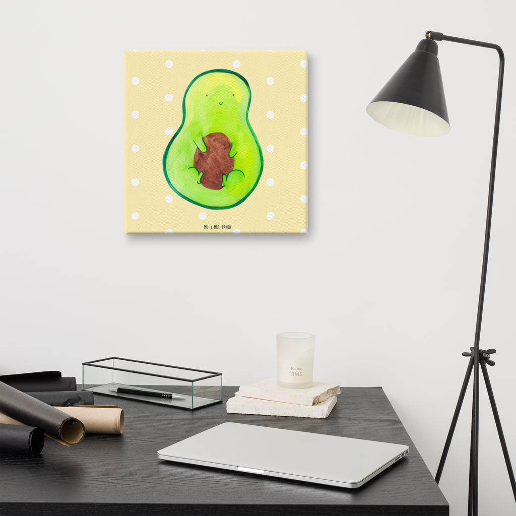 Leinwand Bild Avocado Kern Leinwand, Bild, Kunstdruck, Wanddeko, Dekoration, Avocado, Veggie, Vegan, Gesund, Avokado, Avocadokern, Kern, Pflanze, Spruch Leben