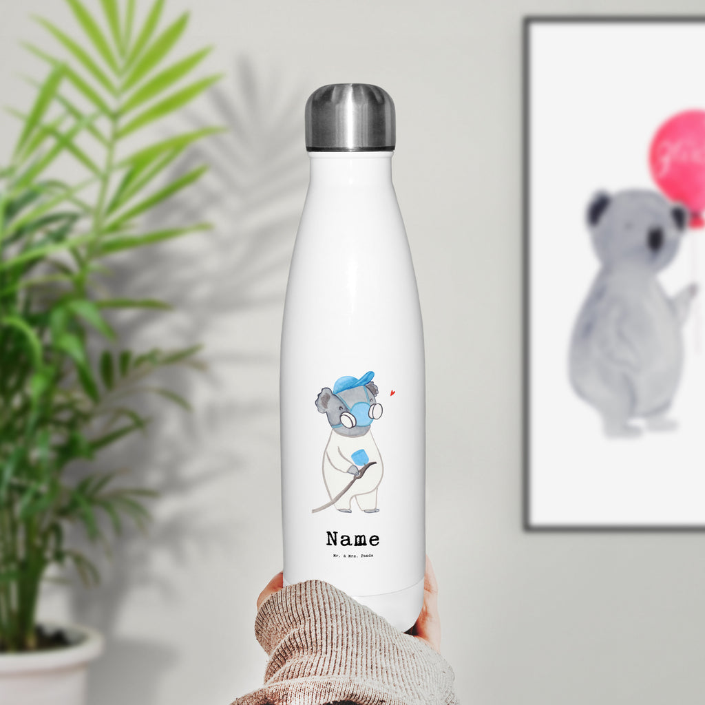 Personalisierte Thermosflasche Lackierer mit Herz Personalisierte Isolierflasche, Personalisierte Thermoflasche, Personalisierte Trinkflasche, Trinkflasche Mit Namen, Wunschname, Bedrucken, Namensflasche, Beruf, Ausbildung, Jubiläum, Abschied, Rente, Kollege, Kollegin, Geschenk, Schenken, Arbeitskollege, Mitarbeiter, Firma, Danke, Dankeschön, Lackierer, Lackierermeister, Werkstatt Lackierer, Gesellenprüfung