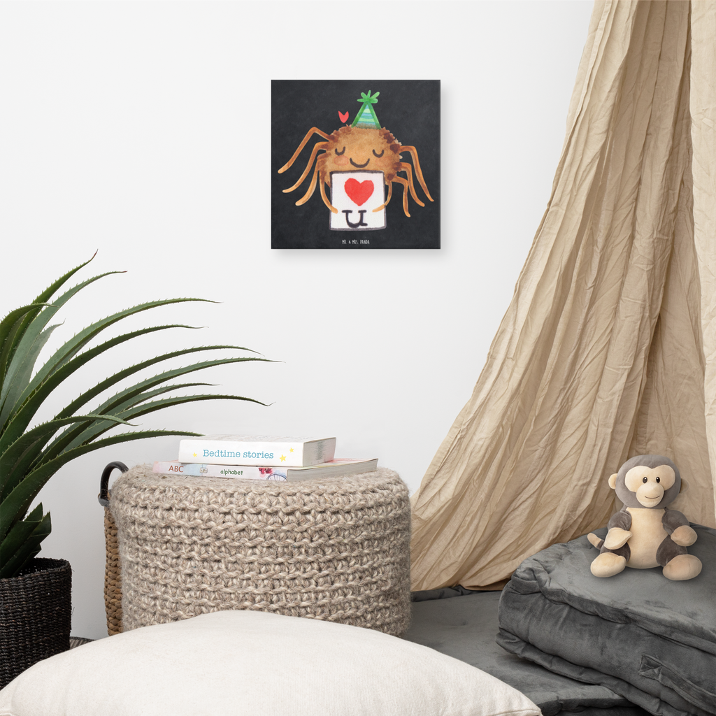 Leinwand Bild Spinne Agathe Brief Leinwand, Bild, Kunstdruck, Wanddeko, Dekoration, Spinne Agathe, Spinne, Agathe, Videos, Merchandise, Liebesbeweis, Ich Liebe dich, Heiratsantrag, Verliebt, Liebespaar, Liebesgeschenk, Treuebeweis, Treuetest