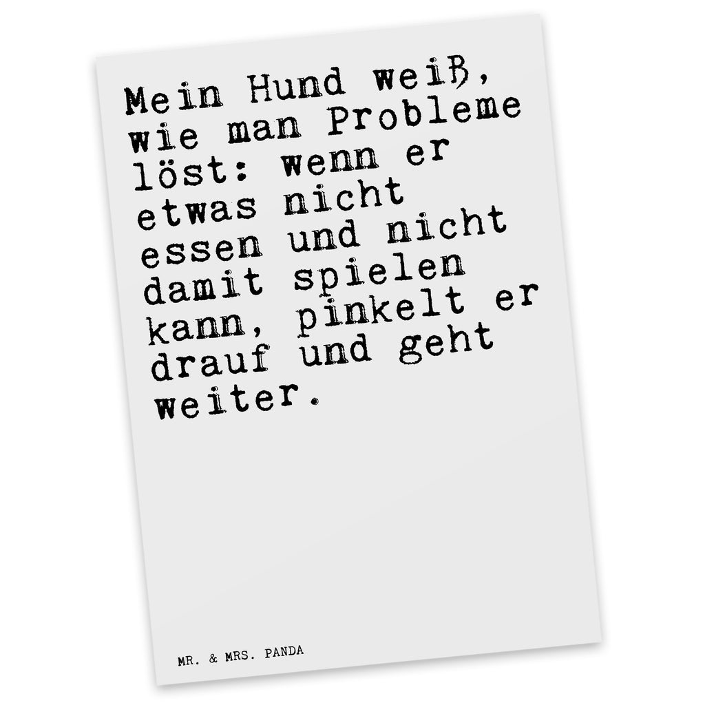 Postkarte Mein Hund weiß, wie... Postkarte, Karte, Geschenkkarte, Grußkarte, Einladung, Ansichtskarte, Geburtstagskarte, Einladungskarte, Dankeskarte, Ansichtskarten, Einladung Geburtstag, Einladungskarten Geburtstag, Spruch, Sprüche, lustige Sprüche, Weisheiten, Zitate, Spruch Geschenke, Spruch Sprüche Weisheiten Zitate Lustig Weisheit Worte