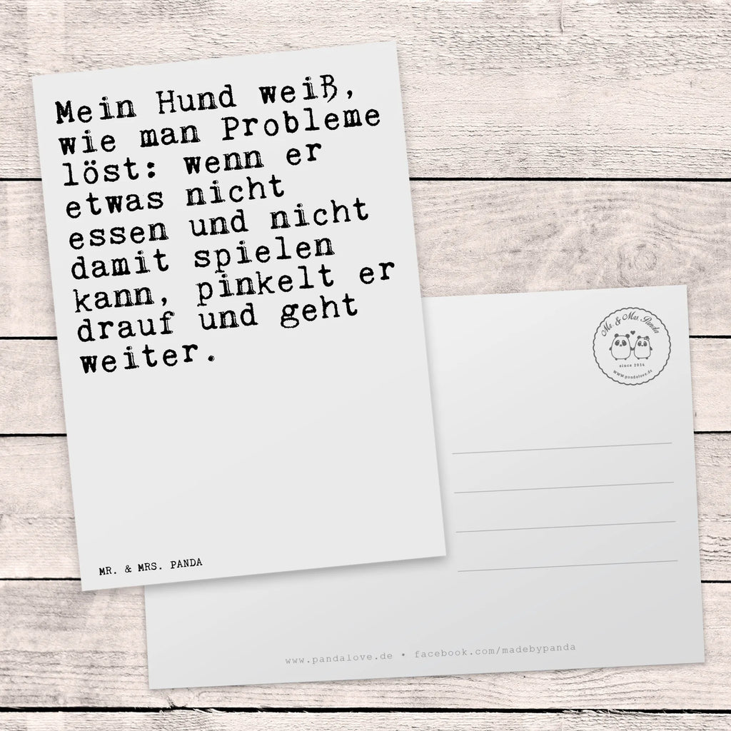 Postkarte Mein Hund weiß, wie... Postkarte, Karte, Geschenkkarte, Grußkarte, Einladung, Ansichtskarte, Geburtstagskarte, Einladungskarte, Dankeskarte, Ansichtskarten, Einladung Geburtstag, Einladungskarten Geburtstag, Spruch, Sprüche, lustige Sprüche, Weisheiten, Zitate, Spruch Geschenke, Spruch Sprüche Weisheiten Zitate Lustig Weisheit Worte