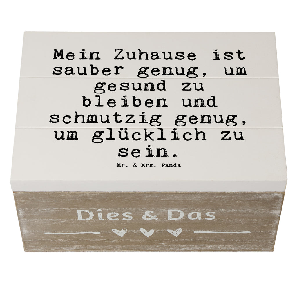 Holzkiste Sprüche und Zitate Mein Zuhause ist sauber genug, um gesund zu bleiben und schmutzig genug, um glücklich zu sein. Holzkiste, Kiste, Schatzkiste, Truhe, Schatulle, XXL, Erinnerungsbox, Erinnerungskiste, Dekokiste, Aufbewahrungsbox, Geschenkbox, Geschenkdose, Spruch, Sprüche, lustige Sprüche, Weisheiten, Zitate, Spruch Geschenke, Spruch Sprüche Weisheiten Zitate Lustig Weisheit Worte