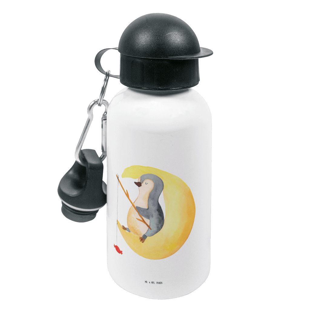 Kindertrinkflasche Pinguin Mond Kindertrinkflasche, Kinder Trinkflasche, Trinkflasche, Flasche, Kinderflasche, Kinder, Kids, Kindergarten Flasche, Grundschule, Jungs, Mädchen, Pinguin, Pinguine, Spruch, schlafen, Nachtruhe, Einschlafen, Schlafzimmer, Schlafstörungen, Gästezimmer