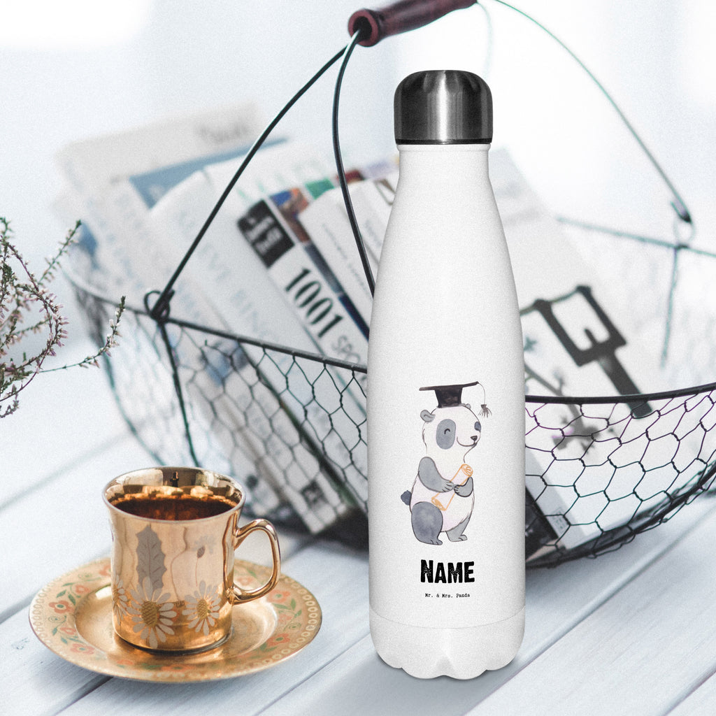 Personalisierte Thermosflasche Panda Beste Studentin der Welt Personalisierte Isolierflasche, Personalisierte Thermoflasche, Personalisierte Trinkflasche, Trinkflasche Mit Namen, Wunschname, Bedrucken, Namensflasche, für, Dankeschön, Geschenk, Schenken, Geburtstag, Geburtstagsgeschenk, Geschenkidee, Danke, Bedanken, Mitbringsel, Freude machen, Geschenktipp, Studentin, Studium, Tochter, Spaß, Musterschülerin, lustig, Studienabschluss, witzig, Universität, Abschluss, Alumni, Uni, Studenten, Hochschule