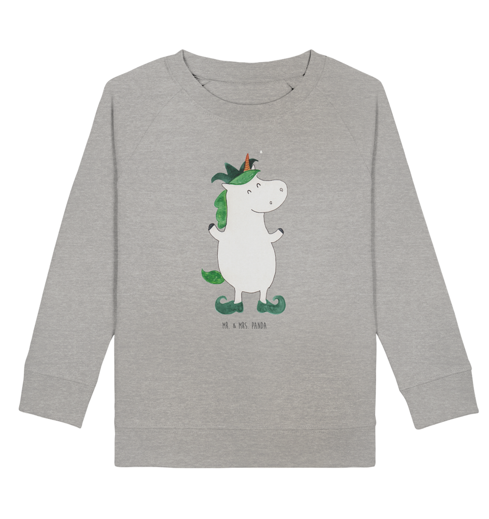 Organic Kinder Pullover Einhorn Joker Kinder Pullover, Kinder Sweatshirt, Jungen, Mädchen, Einhorn, Einhörner, Einhorn Deko, Pegasus, Unicorn, Hofnarr, Kasper, Gaukler, Mittelalter