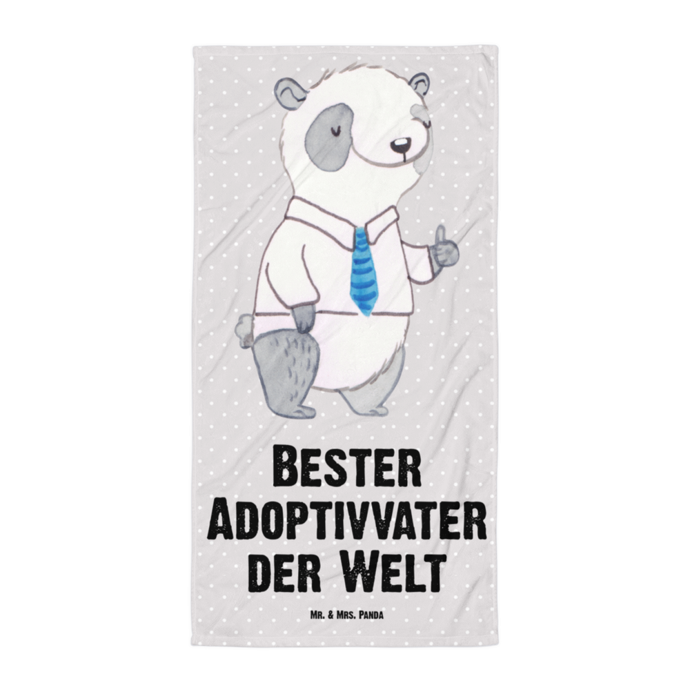 XL Badehandtuch Panda Bester Adoptivvater der Welt Handtuch, Badetuch, Duschtuch, Strandtuch, Saunatuch, für, Dankeschön, Geschenk, Schenken, Geburtstag, Geburtstagsgeschenk, Geschenkidee, Danke, Bedanken, Mitbringsel, Freude machen, Geschenktipp, Adoptiv vater, Adoption, adoptiert, Adoptivvater