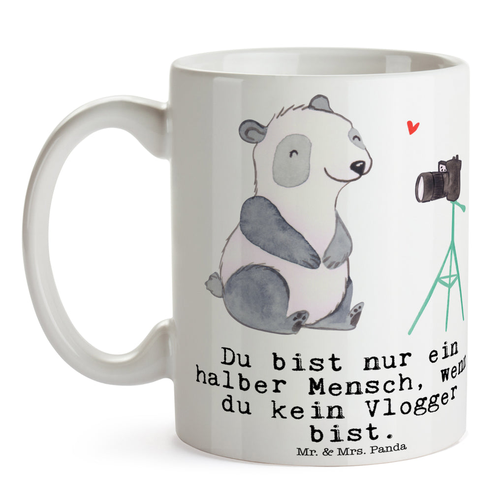 Tasse Vlogger mit Herz Tasse, Kaffeetasse, Teetasse, Becher, Kaffeebecher, Teebecher, Keramiktasse, Porzellantasse, Büro Tasse, Geschenk Tasse, Tasse Sprüche, Tasse Motive, Kaffeetassen, Tasse bedrucken, Designer Tasse, Cappuccino Tassen, Schöne Teetassen, Beruf, Ausbildung, Jubiläum, Abschied, Rente, Kollege, Kollegin, Geschenk, Schenken, Arbeitskollege, Mitarbeiter, Firma, Danke, Dankeschön