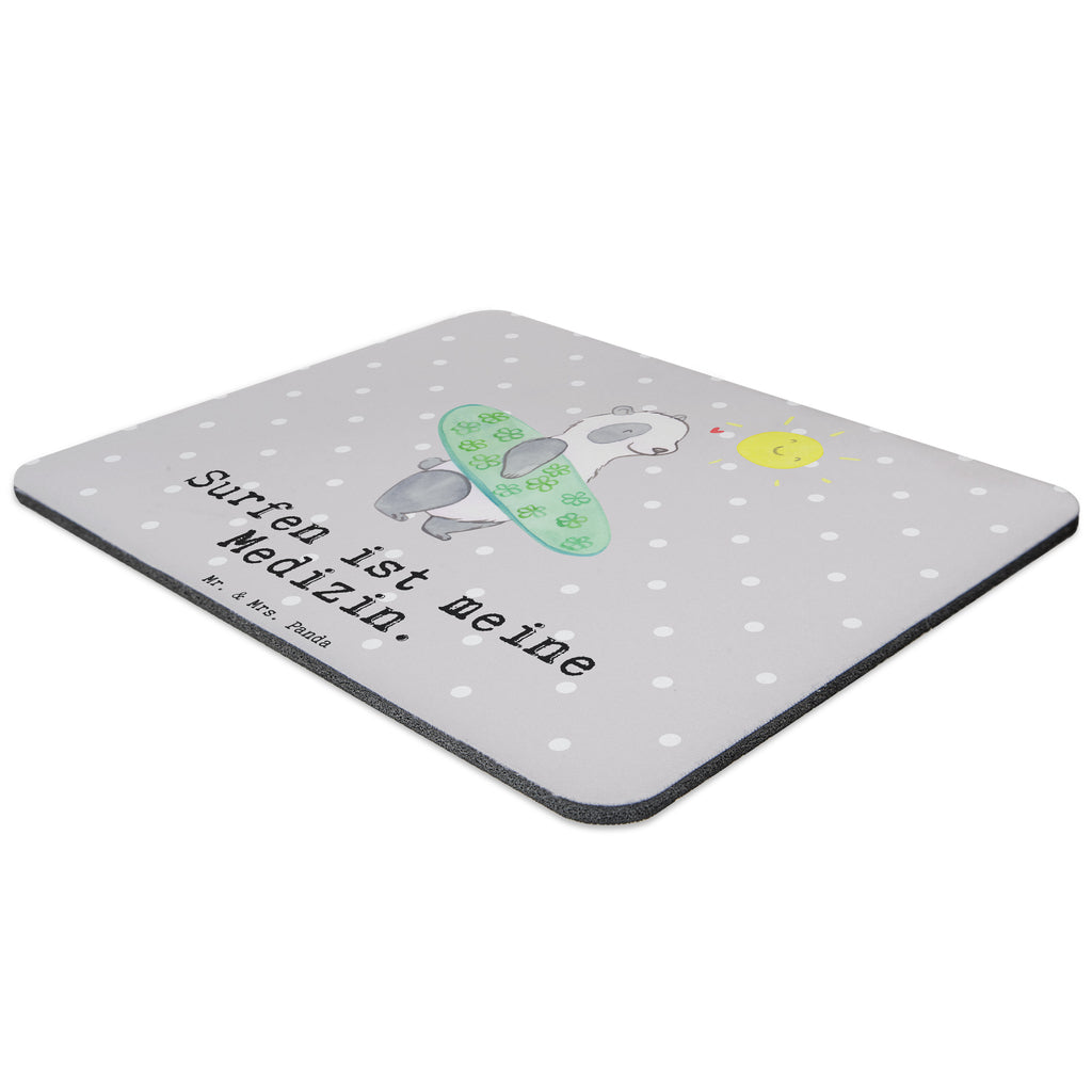 Mauspad Panda Surfen Medizin Mousepad, Computer zubehör, Büroausstattung, PC Zubehör, Arbeitszimmer, Mauspad, Einzigartiges Mauspad, Designer Mauspad, Mausunterlage, Mauspad Büro, Geschenk, Sport, Sportart, Hobby, Schenken, Danke, Dankeschön, Auszeichnung, Gewinn, Sportler, Wellenreiten, Surfen, Surfschule, Surfen Erholung