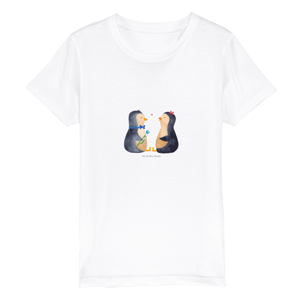 Organic Kinder T-Shirt Pinguin Pärchen Kinder T-Shirt, Kinder T-Shirt Mädchen, Kinder T-Shirt Jungen, Pinguin, Pinguine, Liebe, Liebespaar, Liebesbeweis, Liebesgeschenk, Verlobung, Jahrestag, Hochzeitstag, Hochzeit, Hochzeitsgeschenk, große Liebe, Traumpaar