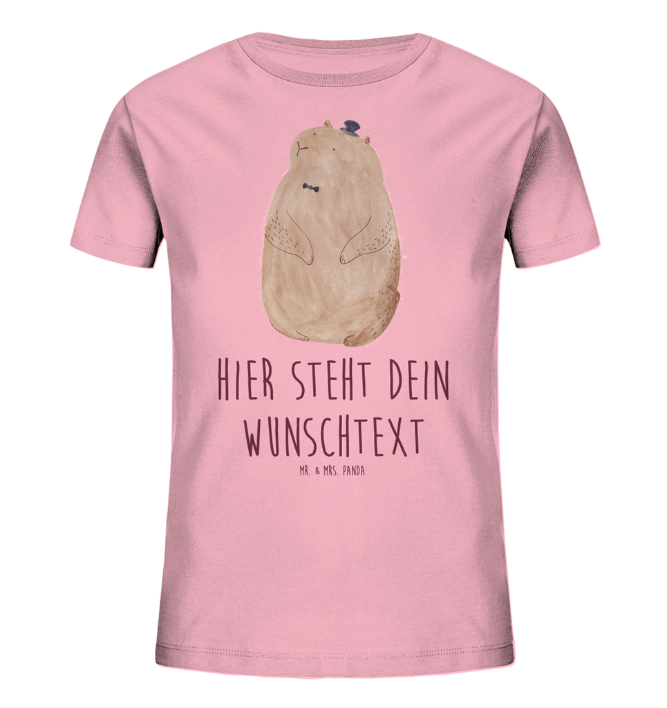 Personalisiertes Kinder T-Shirt Murmeltier Personalisiertes Kinder T-Shirt, Tiermotive, Gute Laune, lustige Sprüche, Tiere, Murmeltier, Knigge, Fröhlichkeit, Freundlichkeit, Respekt, Anstand