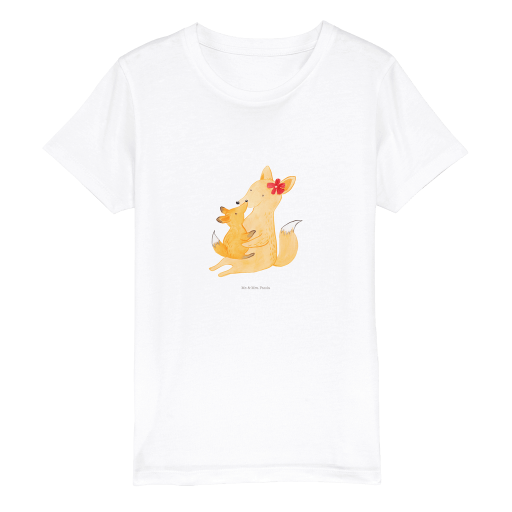 Organic Kinder T-Shirt Fuchs Mama Kinder T-Shirt, Kinder T-Shirt Mädchen, Kinder T-Shirt Jungen, Familie, Vatertag, Muttertag, Bruder, Schwester, Mama, Papa, Oma, Opa, Mutter, Tochter, Lieblingstochter, Beste Tochter, Geschenk