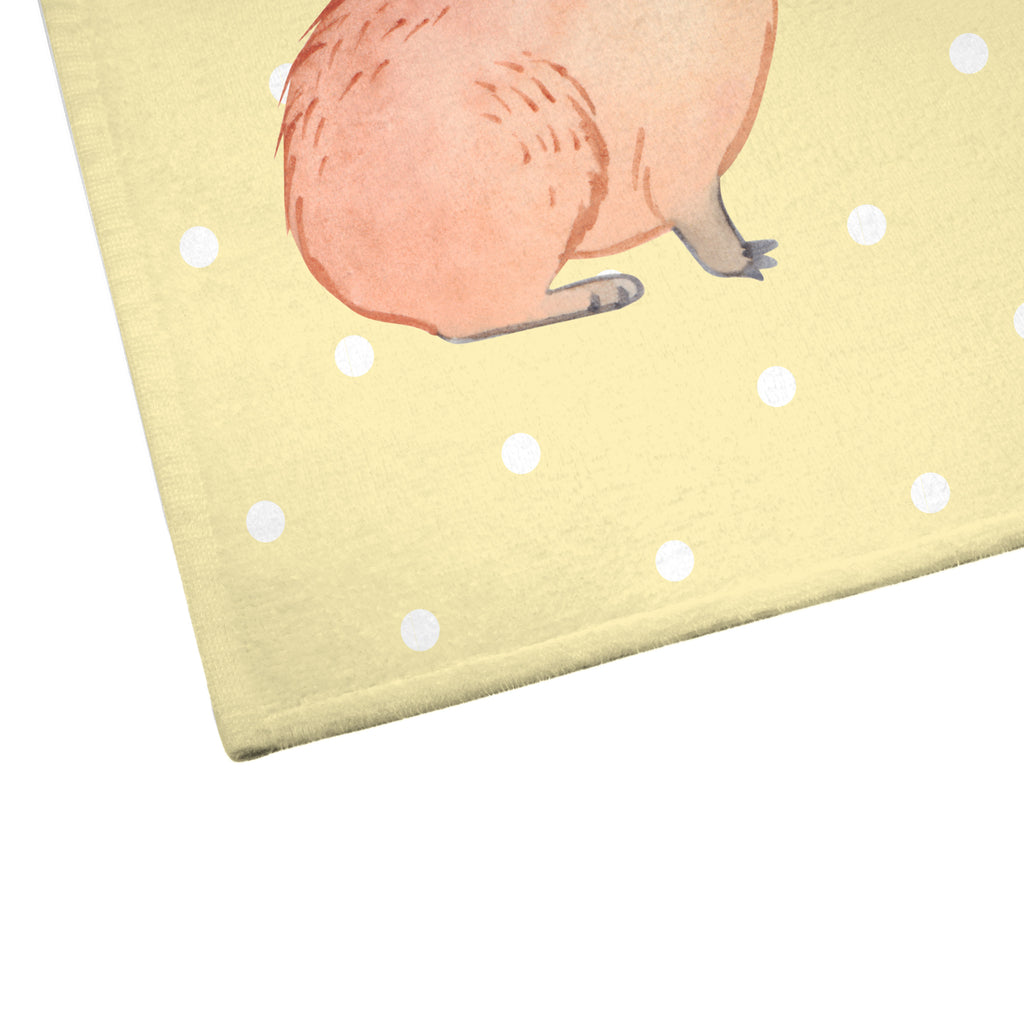 Handtuch Capybara Blume Gästetuch, Reisehandtuch, Sport Handtuch, Frottier, Kinder Handtuch, Tiermotive, Gute Laune, lustige Sprüche, Tiere, Capybara