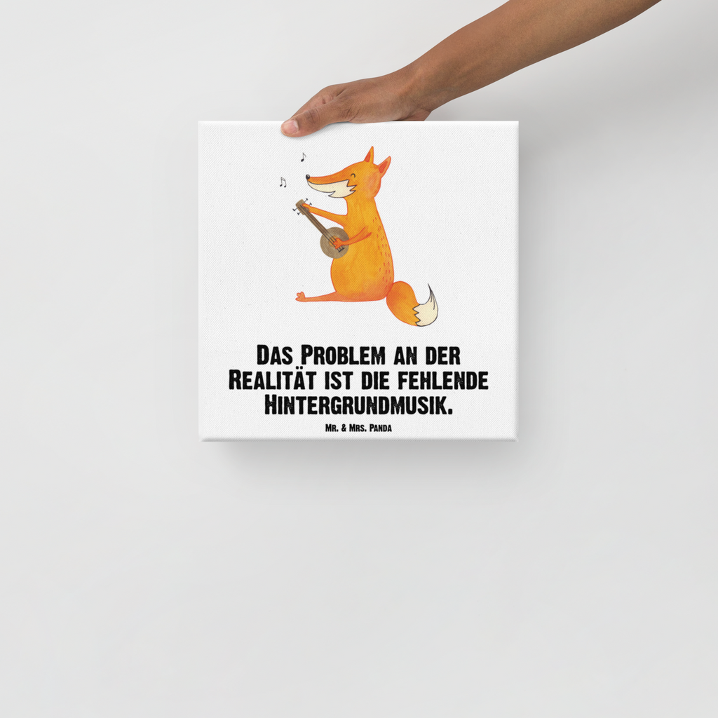 Leinwand Bild Fuchs Gitarre Leinwand, Bild, Kunstdruck, Wanddeko, Dekoration, Fuchs, Füchse, Geschenk Musiker, Musik Spruch, Musikerin, Sänger, Sängerin, Gitarre