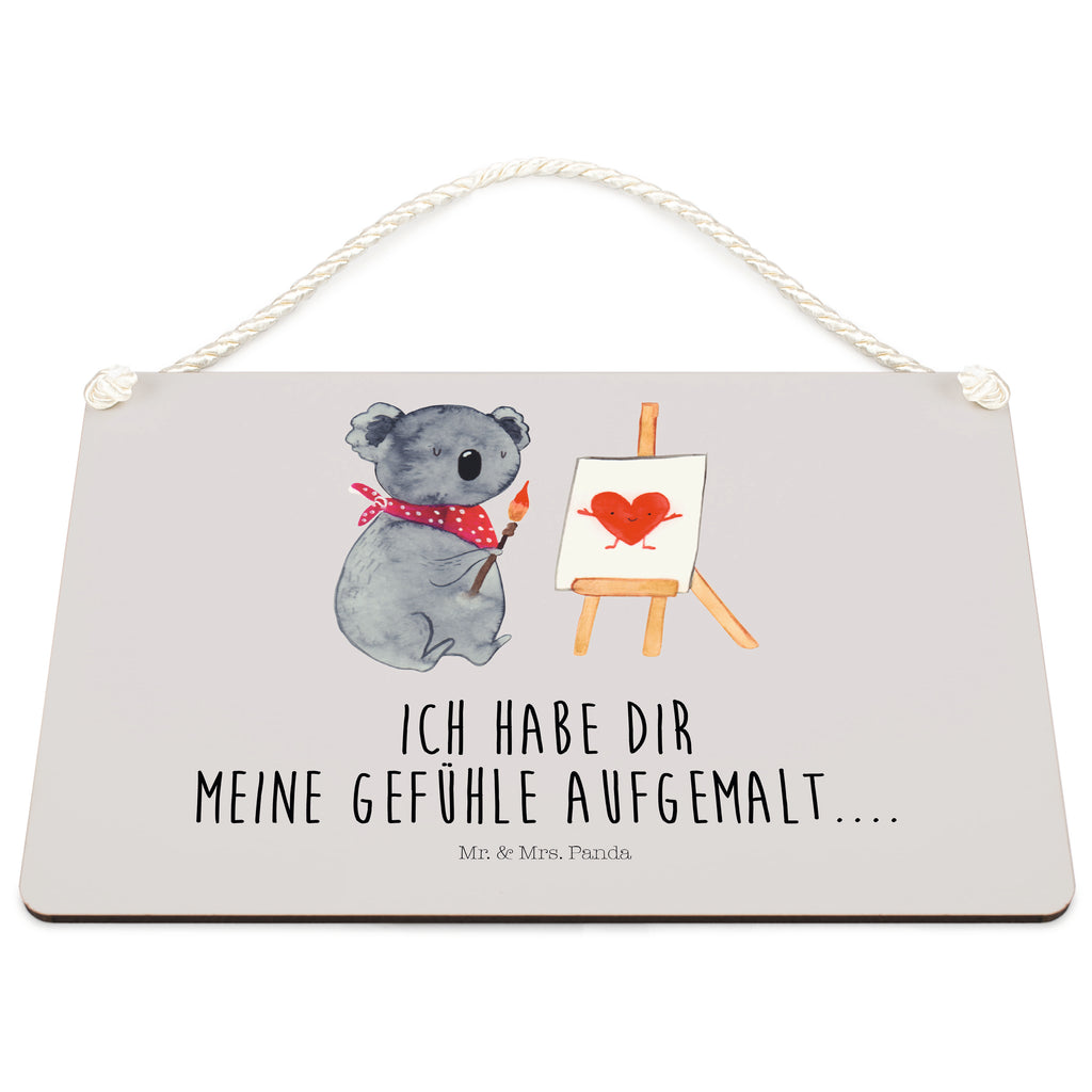 Deko Schild Koala Künstler Dekoschild, Deko Schild, Schild, Tür Schild, Türschild, Holzschild, Wandschild, Wanddeko, Koala, Koalabär, Liebe, Liebensbeweis, Liebesgeschenk, Gefühle, Künstler, zeichnen