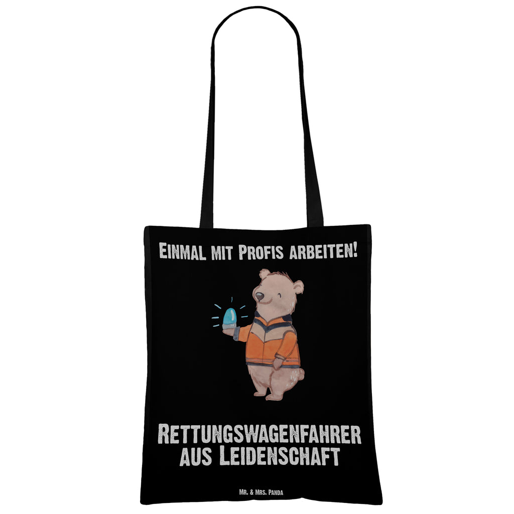 Tragetasche Rettungswagenfahrer aus Leidenschaft Beuteltasche, Beutel, Einkaufstasche, Jutebeutel, Stoffbeutel, Tasche, Shopper, Umhängetasche, Strandtasche, Schultertasche, Stofftasche, Tragetasche, Badetasche, Jutetasche, Einkaufstüte, Laptoptasche, Beruf, Ausbildung, Jubiläum, Abschied, Rente, Kollege, Kollegin, Geschenk, Schenken, Arbeitskollege, Mitarbeiter, Firma, Danke, Dankeschön