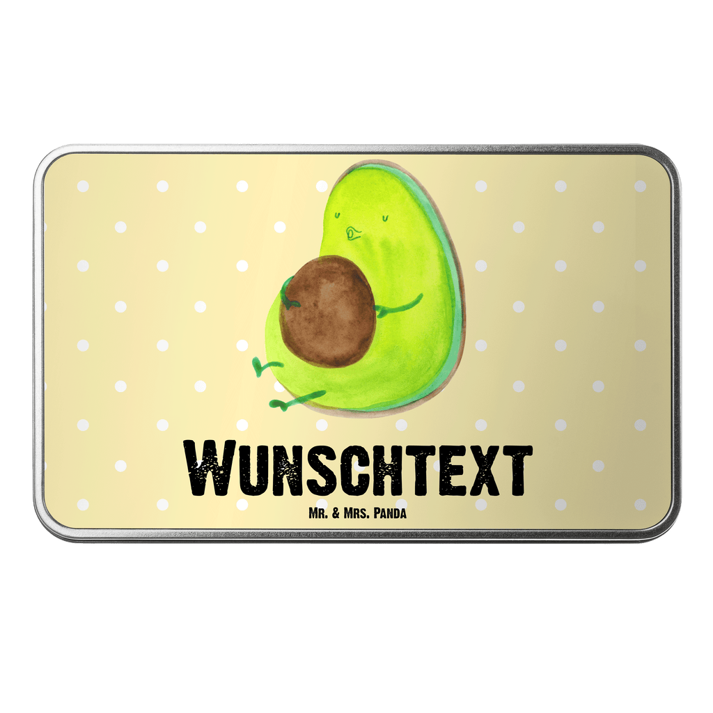 Personalisierte Metalldose Avocado pfeift Personalisierte Metalldose, Dose mit Namen, Namensdose, Kiste mit Namen, Namenskiste, Avocado, Veggie, Vegan, Gesund, Diät, Abnehmen, Ernährung, dick sein, Pummelfee