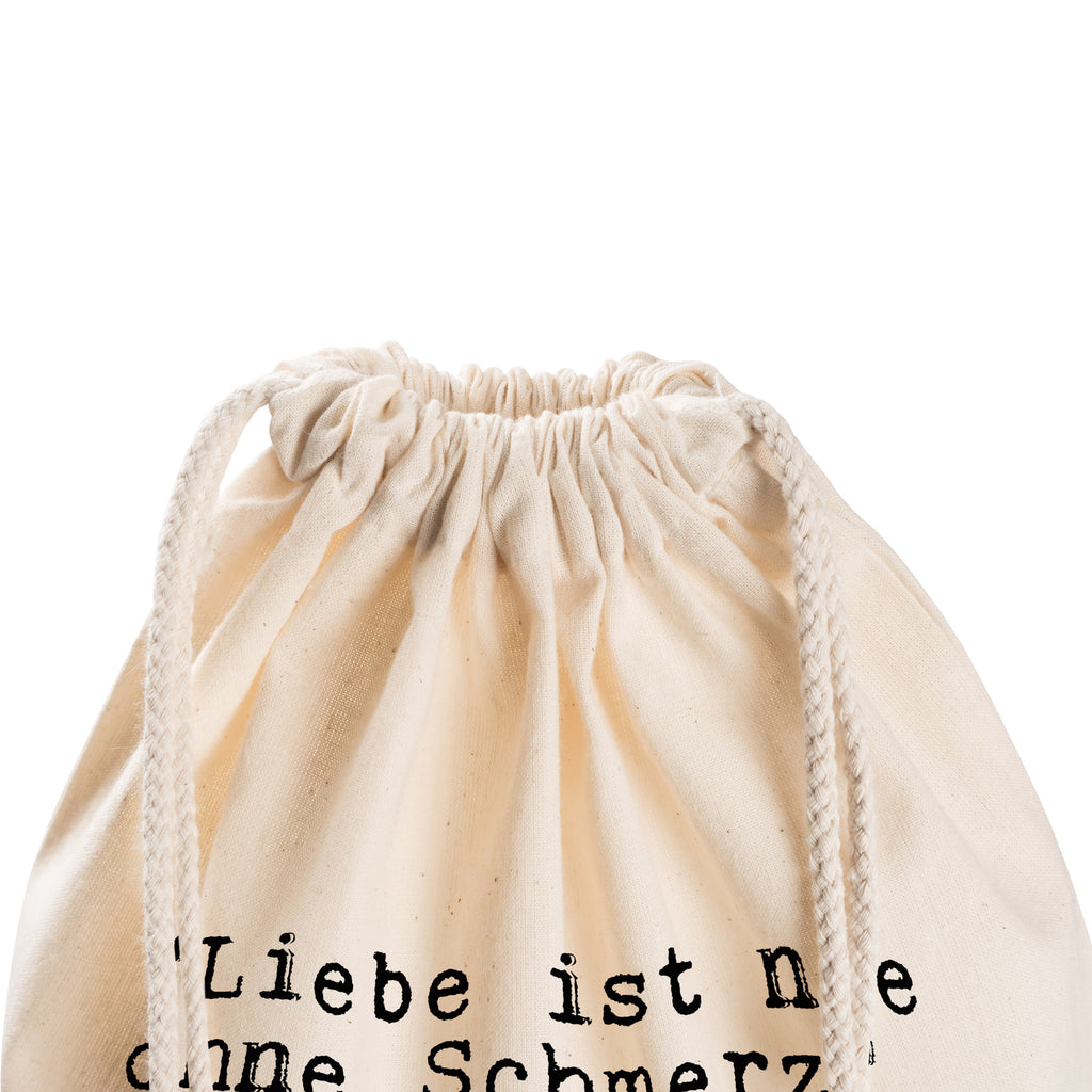 Sportbeutel "Liebe ist nie ohne... Sportbeutel, Turnbeutel, Beutel, Sporttasche, Tasche, Stoffbeutel, Sportbeutel Kinder, Gymsack, Beutel Rucksack, Kleine Sporttasche, Sportzubehör, Turnbeutel Baumwolle, Spruch, Sprüche, lustige Sprüche, Weisheiten, Zitate, Spruch Geschenke, Spruch Sprüche Weisheiten Zitate Lustig Weisheit Worte