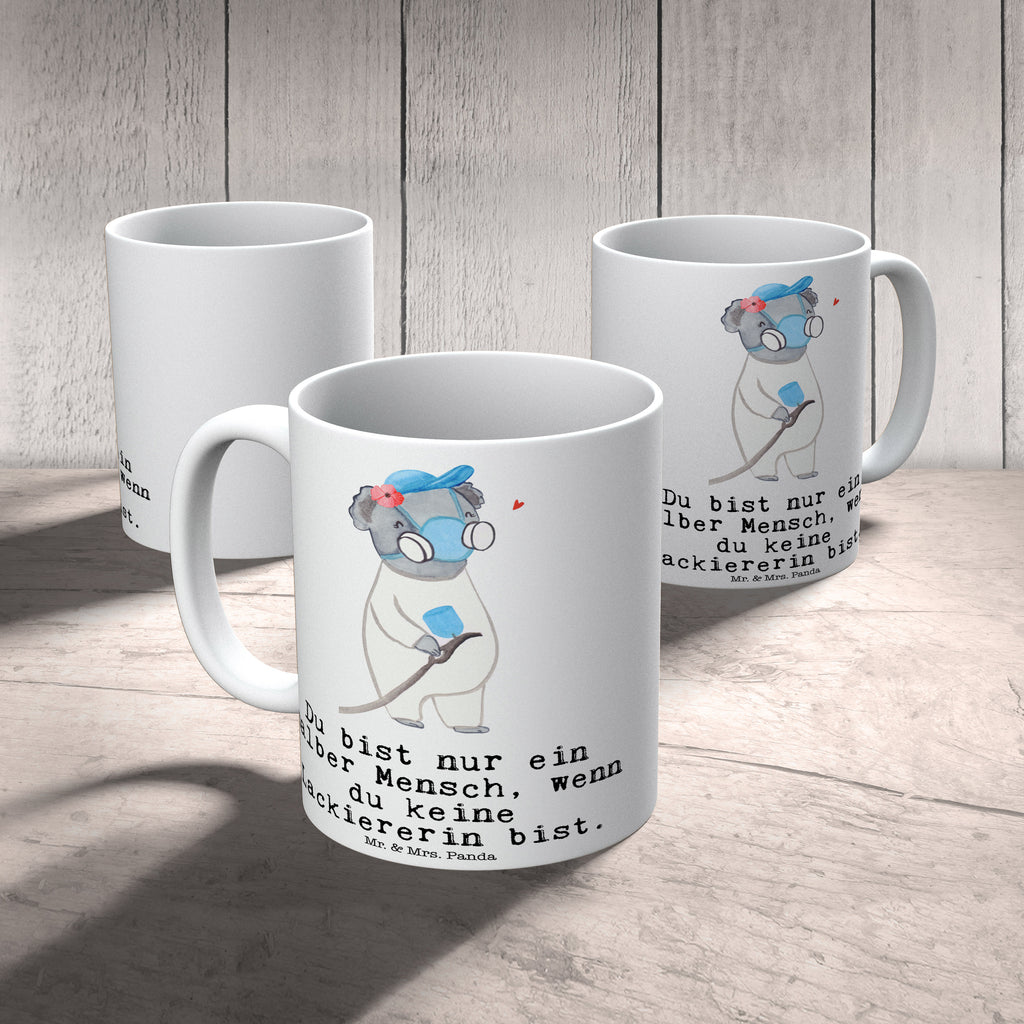 Tasse Lackiererin mit Herz Tasse, Kaffeetasse, Teetasse, Becher, Kaffeebecher, Teebecher, Keramiktasse, Porzellantasse, Büro Tasse, Geschenk Tasse, Tasse Sprüche, Tasse Motive, Kaffeetassen, Tasse bedrucken, Designer Tasse, Cappuccino Tassen, Schöne Teetassen, Beruf, Ausbildung, Jubiläum, Abschied, Rente, Kollege, Kollegin, Geschenk, Schenken, Arbeitskollege, Mitarbeiter, Firma, Danke, Dankeschön, Lackiererin, Lackierermeisterin, Werkstatt Lackiererin, Gesellenprüfung