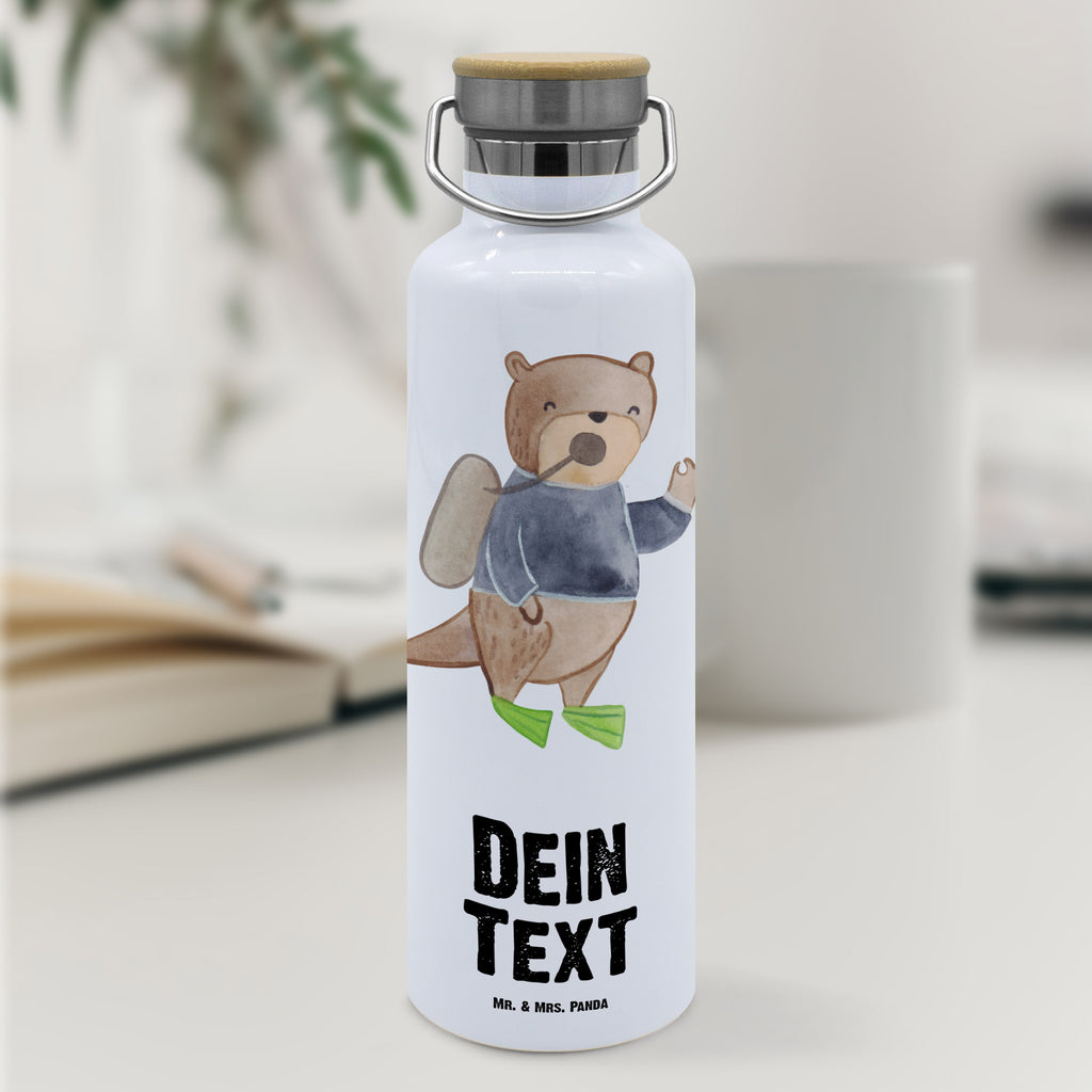 Personalisierte Trinkflasche Tauchlehrer mit Herz Personalisierte Trinkflasche, Trinkflasche mit Namen, Trinkflasche bedrucken, Flasche personalisiert, Trinkflasch mit Aufdruck, Trinkflasche Werbegeschenk, Namensaufdruck Trinkflasche, Sportflasche personalisiert, Trinkflasche Sport, Beruf, Ausbildung, Jubiläum, Abschied, Rente, Kollege, Kollegin, Geschenk, Schenken, Arbeitskollege, Mitarbeiter, Firma, Danke, Dankeschön