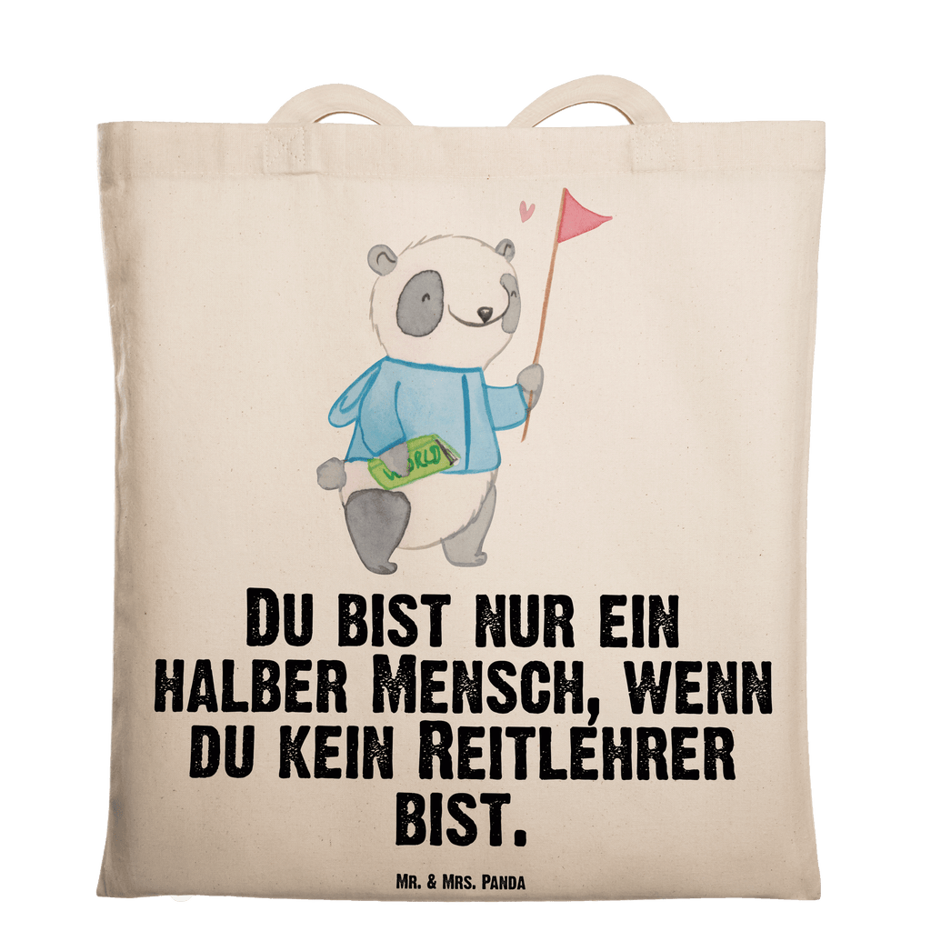 Tragetasche Reitlehrer mit Herz Beuteltasche, Beutel, Einkaufstasche, Jutebeutel, Stoffbeutel, Tasche, Shopper, Umhängetasche, Strandtasche, Schultertasche, Stofftasche, Tragetasche, Badetasche, Jutetasche, Einkaufstüte, Laptoptasche, Beruf, Ausbildung, Jubiläum, Abschied, Rente, Kollege, Kollegin, Geschenk, Schenken, Arbeitskollege, Mitarbeiter, Firma, Danke, Dankeschön