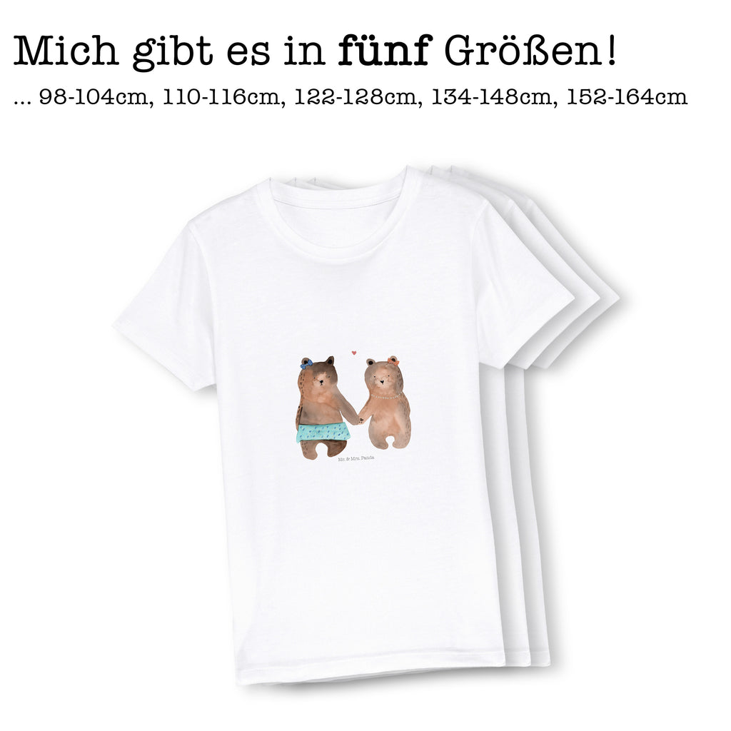 Organic Kinder T-Shirt Bär Freundin Kinder T-Shirt, Kinder T-Shirt Mädchen, Kinder T-Shirt Jungen, Bär, Teddy, Teddybär, Bär Freundin Beste Freund Liebe Liebesbeweis Verliebt Kumpel Kumpeliene