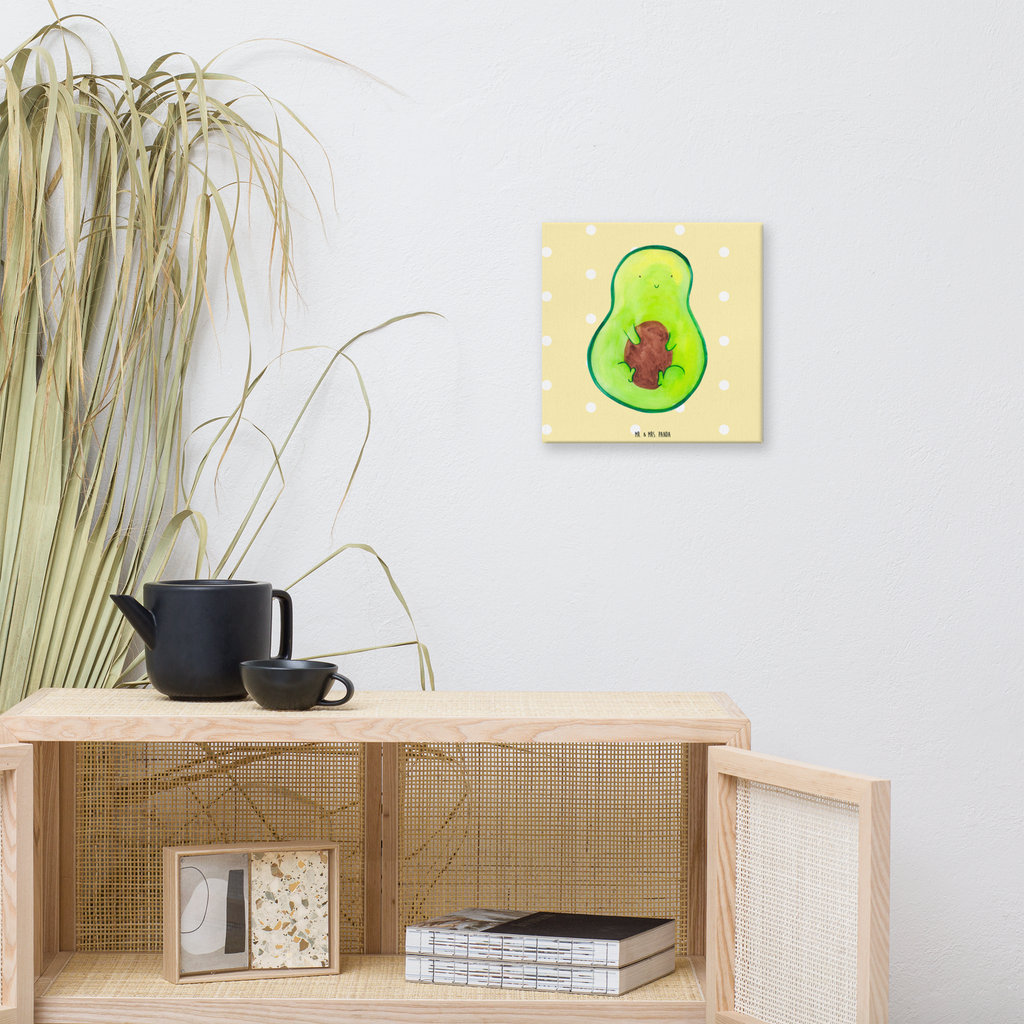 Leinwand Bild Avocado Kern Leinwand, Bild, Kunstdruck, Wanddeko, Dekoration, Avocado, Veggie, Vegan, Gesund, Avokado, Avocadokern, Kern, Pflanze, Spruch Leben