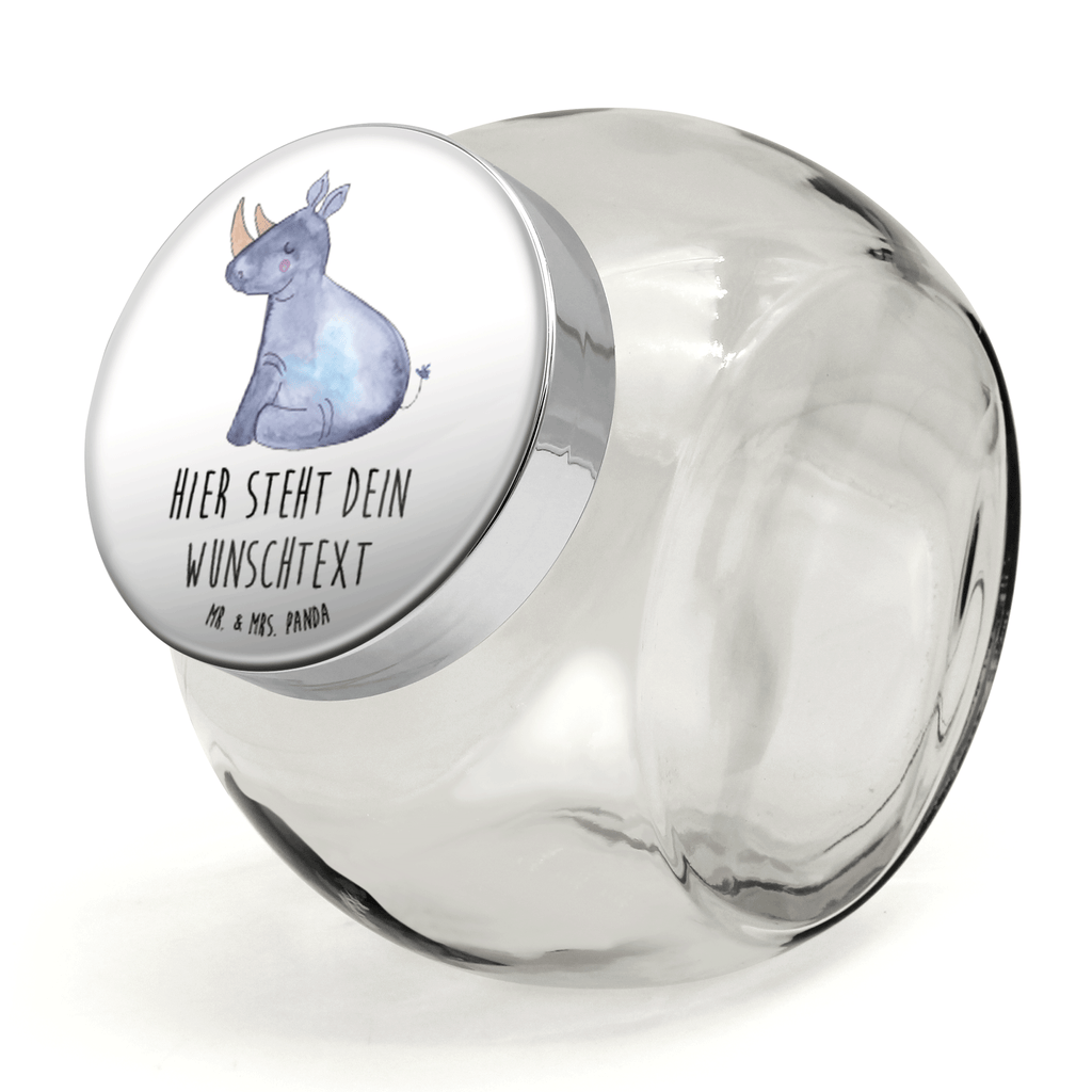 Personalisiertes Bonbonglas Einhorn Nashorn Vorratsdose, Vorratsbehälter, Süßigkeitenglas, Süßigkeitendose, Kaffeedose, Müslidose, Teedose, Keksbehälter, Keksedose, Glasdose, Glasbälter, Vorratsglas, Küchenbehälter, Aufbewahrungsdose, Aufbewahungsglas, Gewürzdose, Küchenorganizer, Snackdose, Einhorn, Einhörner, Einhorn Deko, Pegasus, Unicorn, Regenbogen, witzig, lustig, Zoo, Glitzer, Einhornpower, Erwachsenwerden, Nashorn, Nashörner