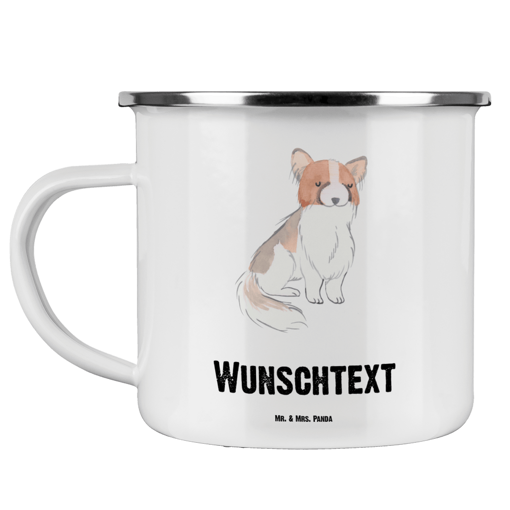 Personalisierte Emaille Tasse Papillon Lebensretter Emaille Tasse personalisiert, Emaille Tasse mit Namen, Campingtasse personalisiert, Namenstasse, Campingtasse bedrucken, Campinggeschirr personalsisert, tasse mit namen, personalisierte tassen, personalisierte tasse, tasse selbst gestalten, tasse bedrucken, tassen bedrucken, Hund, Hunderasse, Rassehund, Hundebesitzer, Geschenk, Tierfreund, Schenken, Welpe, Kontinentaler Zwergspaniel, Papillon