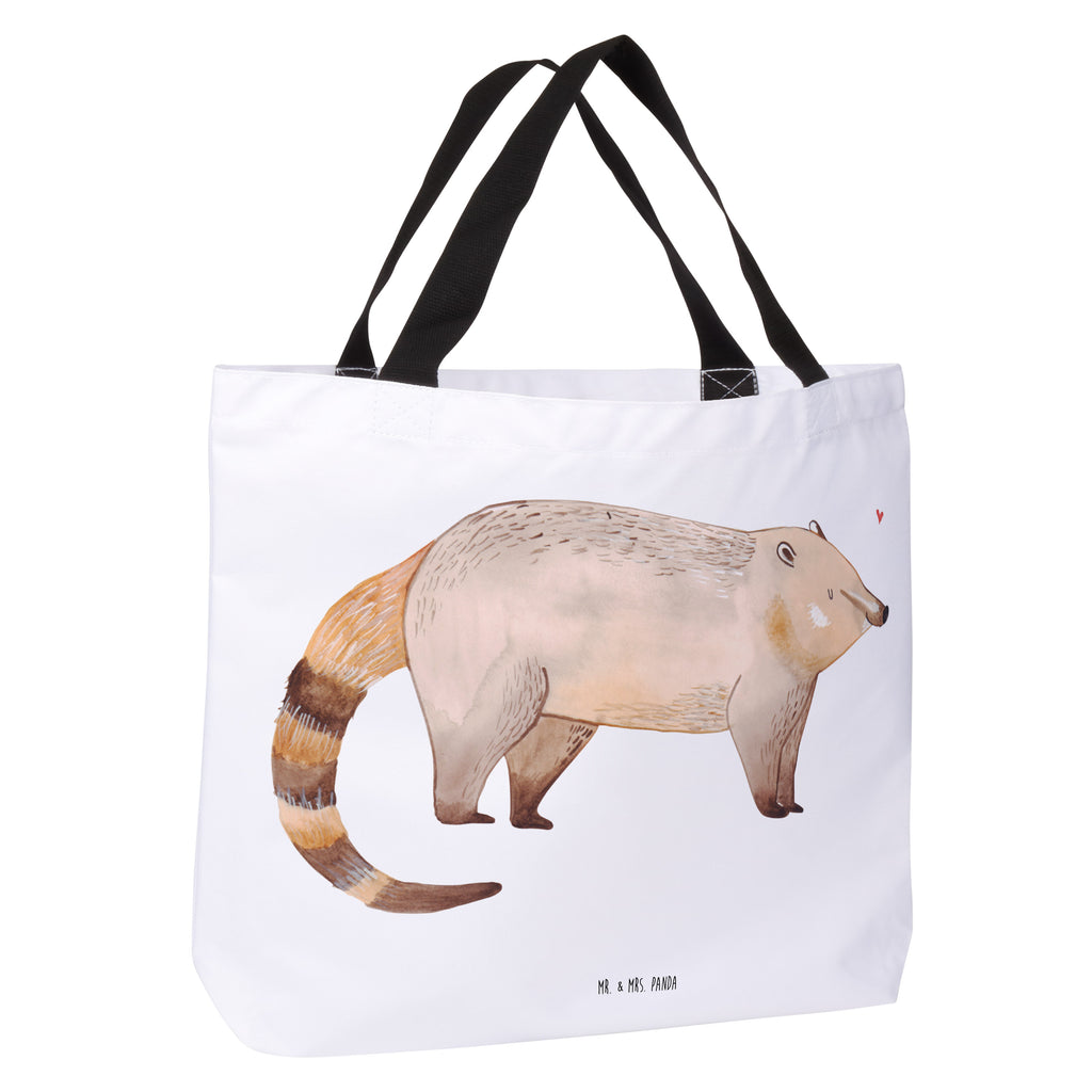 Shopper Nasenbär Beutel, Einkaufstasche, Tasche, Strandtasche, Einkaufsbeutel, Shopper, Schultasche, Freizeittasche, Tragebeutel, Schulbeutel, Alltagstasche, Tiermotive, Gute Laune, lustige Sprüche, Tiere, Nasenbär, Nasenbären, Rüsselbär, Bär