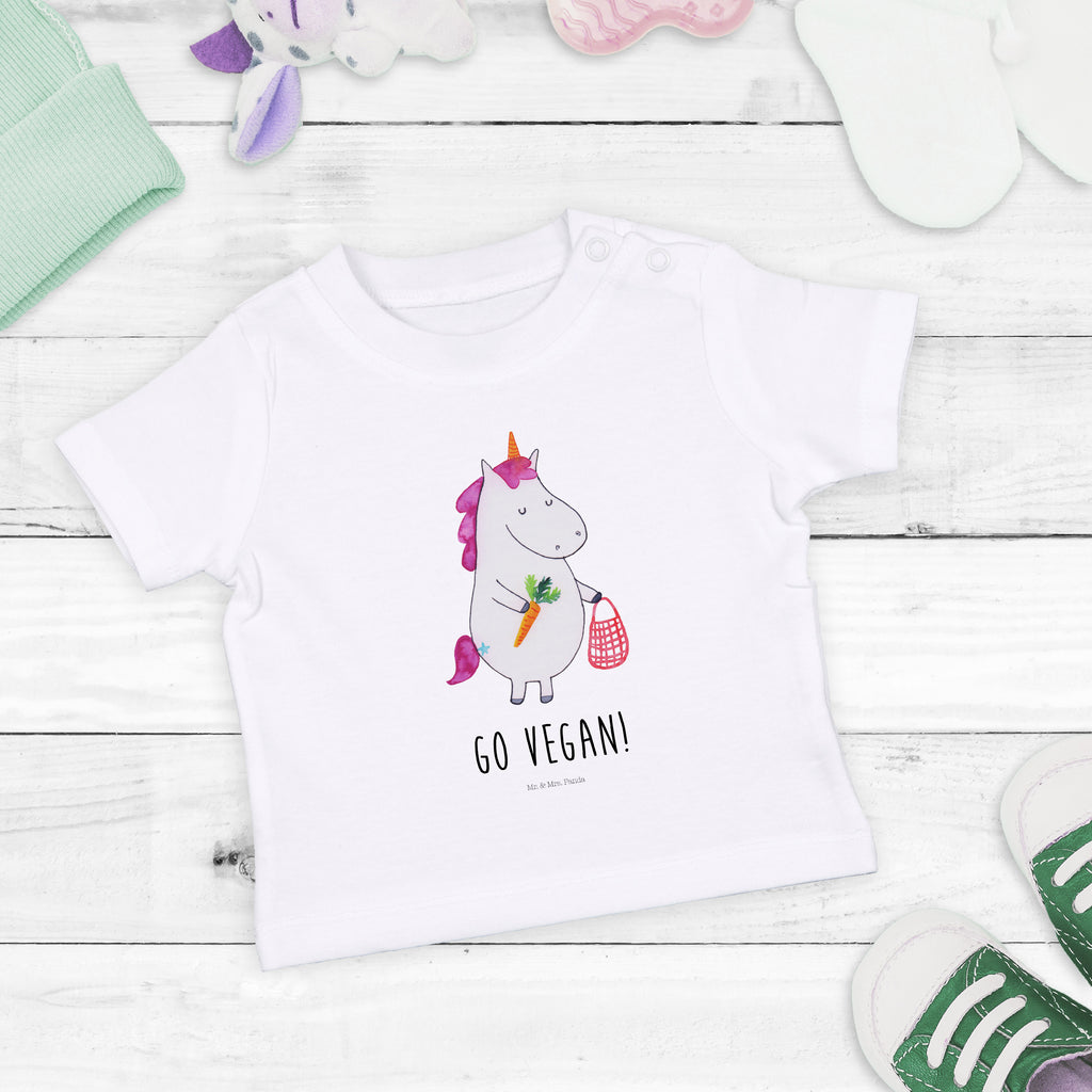 Organic Baby Shirt Einhorn Vegan Baby T-Shirt, Jungen Baby T-Shirt, Mädchen Baby T-Shirt, Shirt, Einhorn, Einhörner, Einhorn Deko, Pegasus, Unicorn, vegan, Gesund leben, Vegetariar, Rohkost, Gesund essen, Veganismus, Veganer