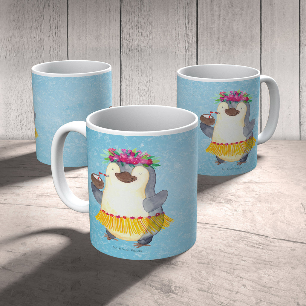 Tasse Pinguin Kokosnuss Tasse, Kaffeetasse, Teetasse, Becher, Kaffeebecher, Teebecher, Keramiktasse, Porzellantasse, Büro Tasse, Geschenk Tasse, Tasse Sprüche, Tasse Motive, Kaffeetassen, Tasse bedrucken, Designer Tasse, Cappuccino Tassen, Schöne Teetassen, Pinguin, Aloha, Hawaii, Urlaub, Kokosnuss, Pinguine