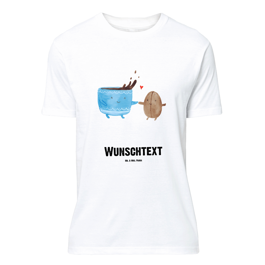 Personalisiertes T-Shirt Kaffee Bohne T-Shirt Personalisiert, T-Shirt mit Namen, T-Shirt mit Aufruck, Männer, Frauen, Wunschtext, Bedrucken, Tiermotive, Gute Laune, lustige Sprüche, Tiere, Kaffee, Kaffeebohne, Genuss, Zufriedenheit, Glück