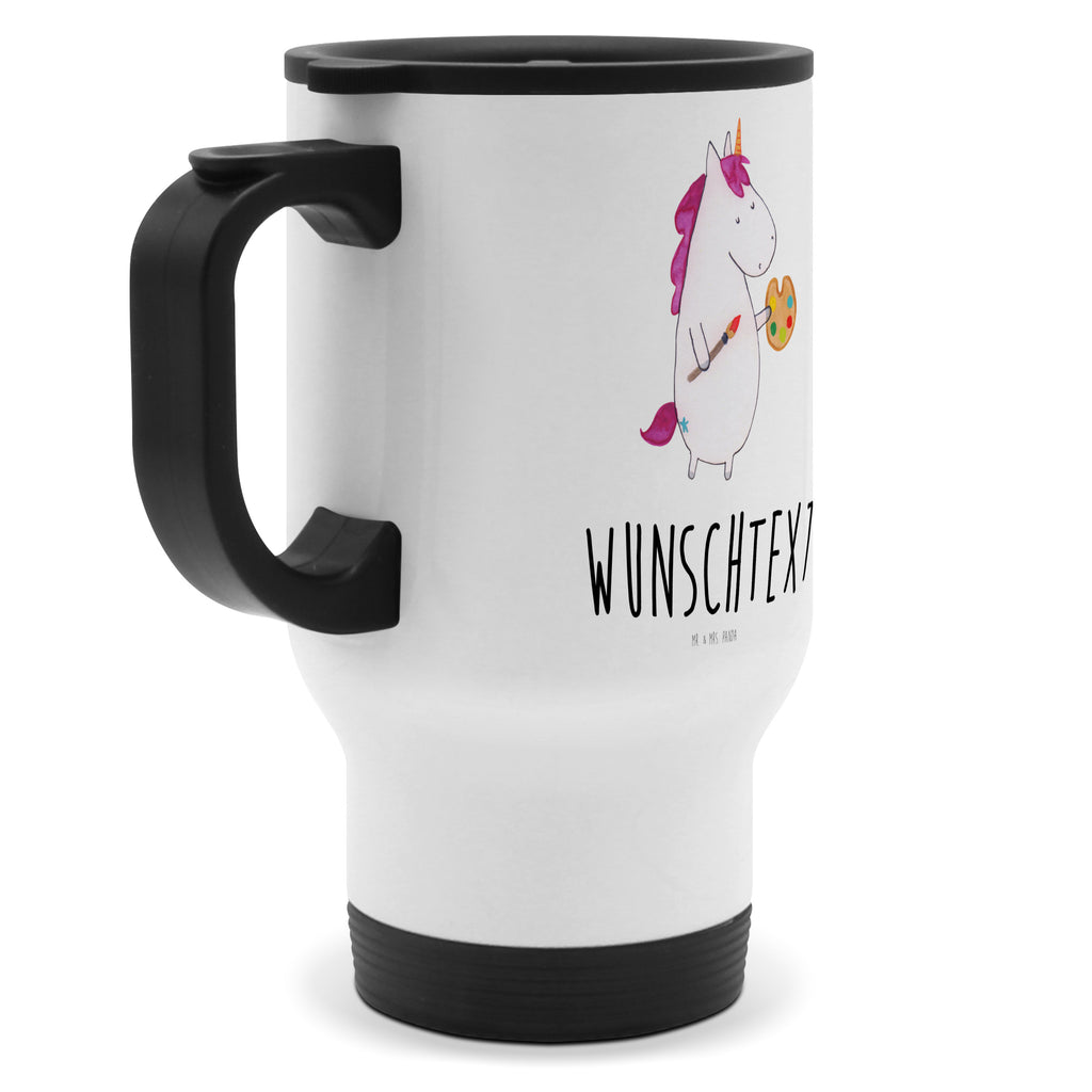 Personalisierter Thermobecher Einhorn Künstler Personalisierter Thermobecher, Personalisierter To Go Becher, Personalisierte Thermotasse, Personalisierter Kaffeebecher, Personalisierter Isolierbecher, Thermobecher personalisieren, Thermobecher mit Namen, Thermobecher selbst gestalten, Wunschname, Spülmaschinenfest, Bedrucken, Isolierbecher mit Namen, Isolierbecher selbst gestalten, Thermotasse personalisieren, Thermotasse mit Namen, Einhorn, Einhörner, Einhorn Deko, Pegasus, Unicorn, Englisch, Künstler, Artist, Malen, Zeichnen, Welt, Farbe, Stift, Pinsel, Geschenk, Maler